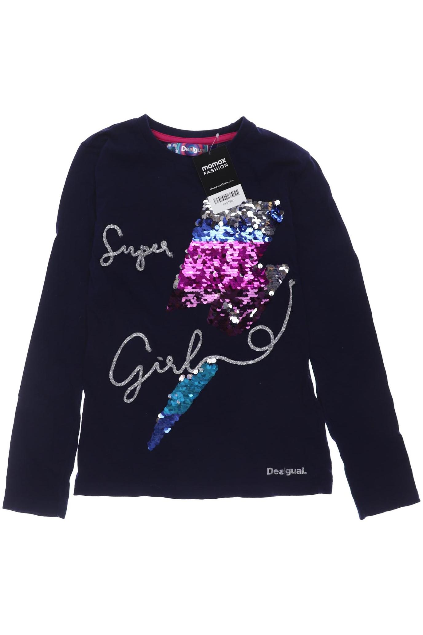 

Desigual Mädchen Langarmshirt, marineblau