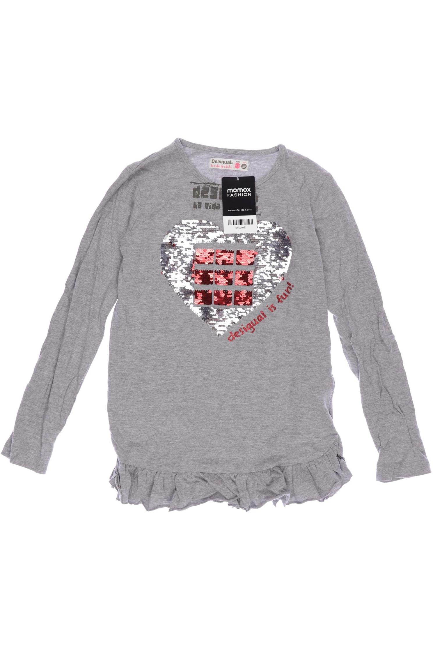 

Desigual Damen Langarmshirt, grau, Gr. 134/140