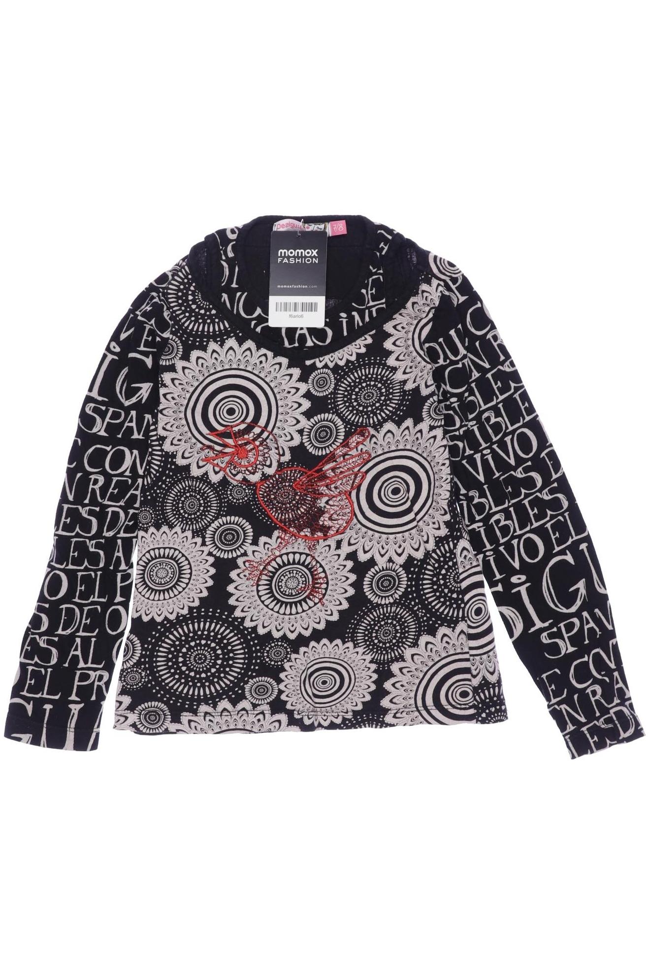 

Desigual Damen Langarmshirt, schwarz, Gr. 128