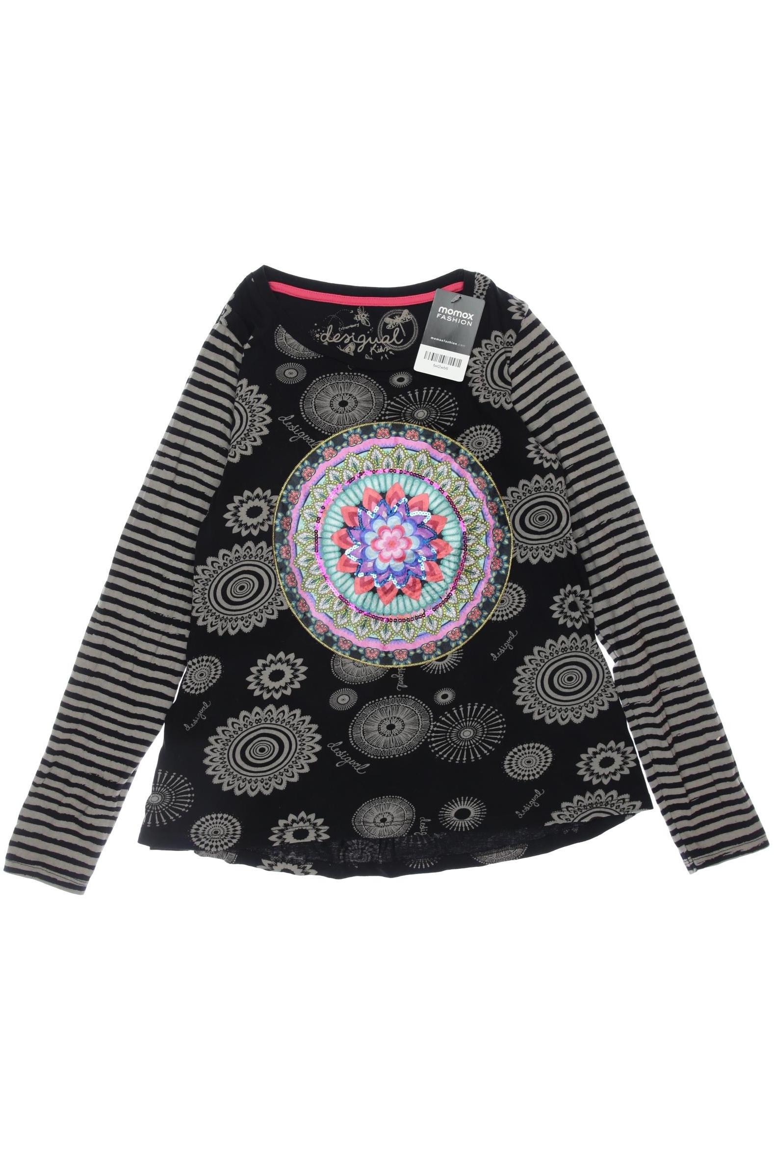 

Desigual Damen Langarmshirt, schwarz, Gr. 152