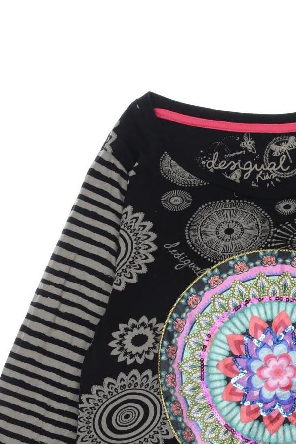 Thumbnail - Desigual Mädchen Langarmshirt, schwarz, Gr. 152