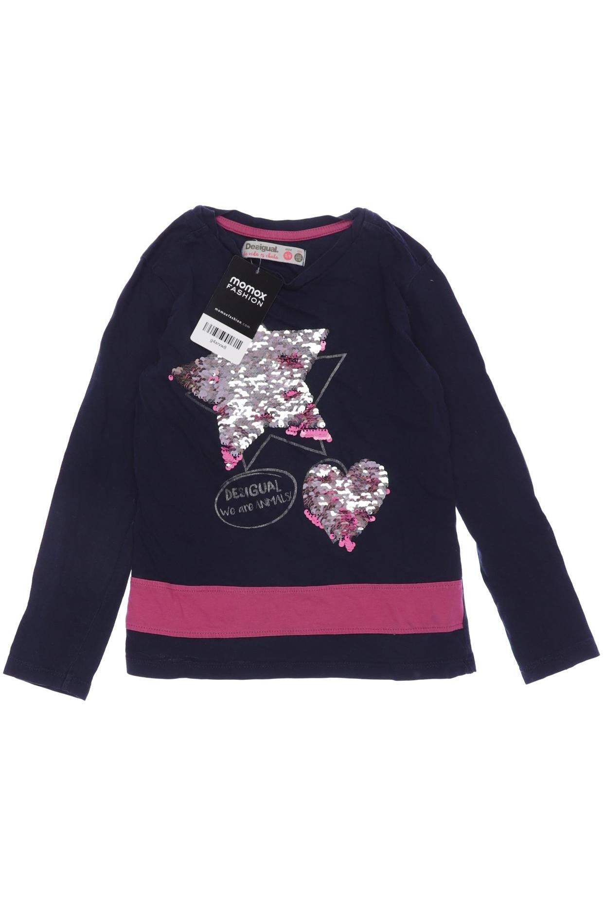 

Desigual Damen Langarmshirt, marineblau, Gr. 110/116