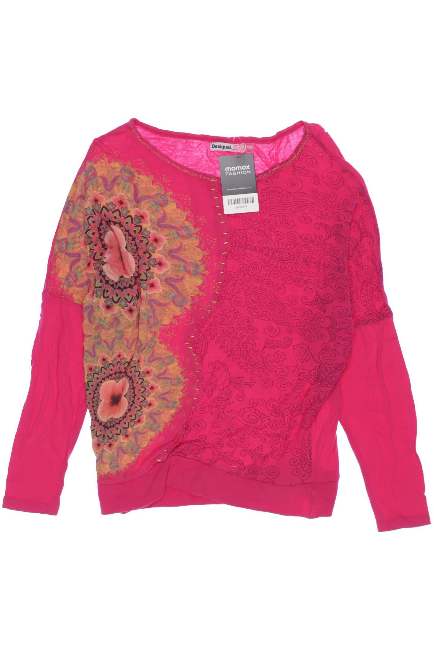 

Desigual Damen Langarmshirt, pink, Gr. 152