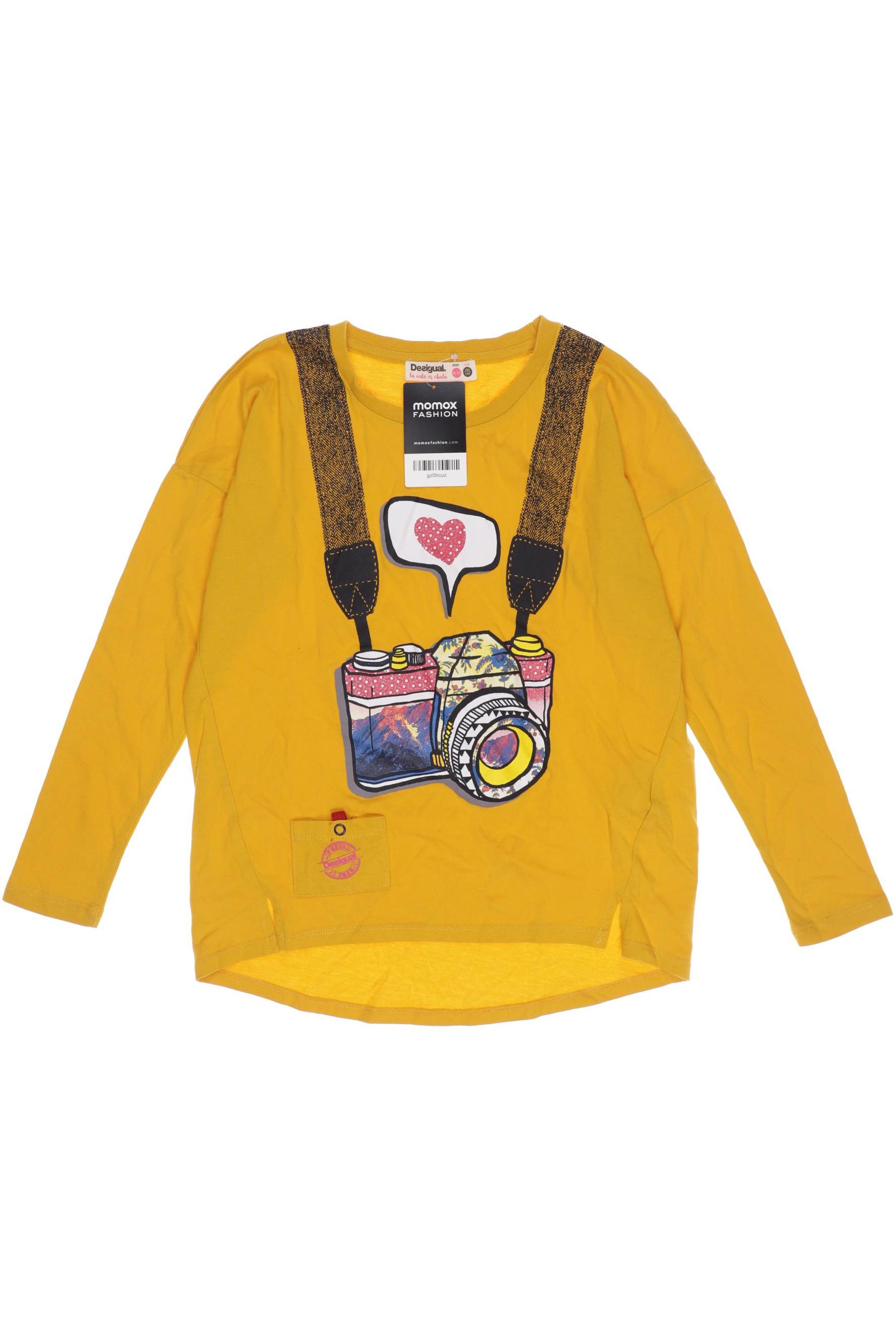 

Desigual Damen Langarmshirt, gelb, Gr. 134
