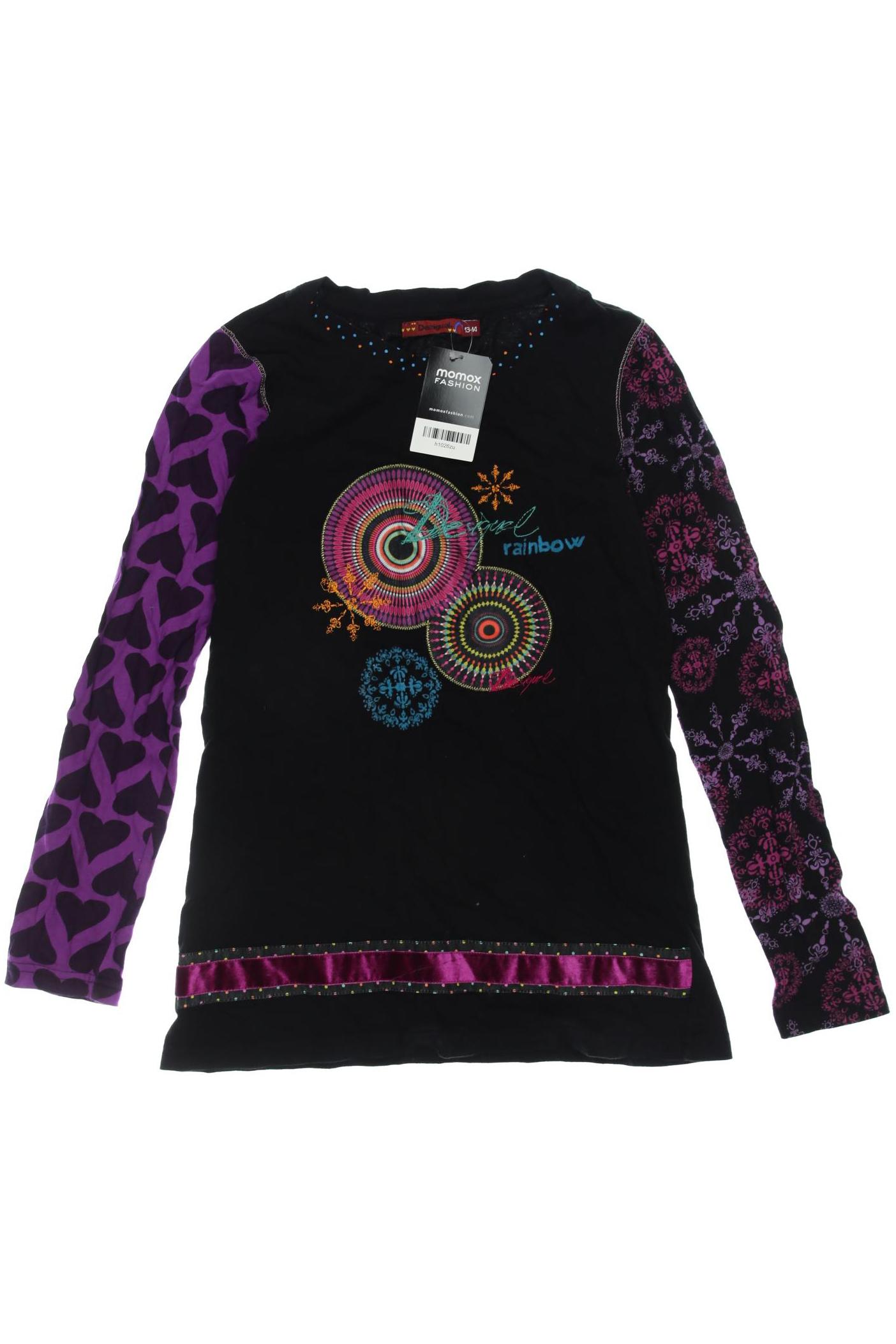 

Desigual Damen Langarmshirt, schwarz, Gr. 164