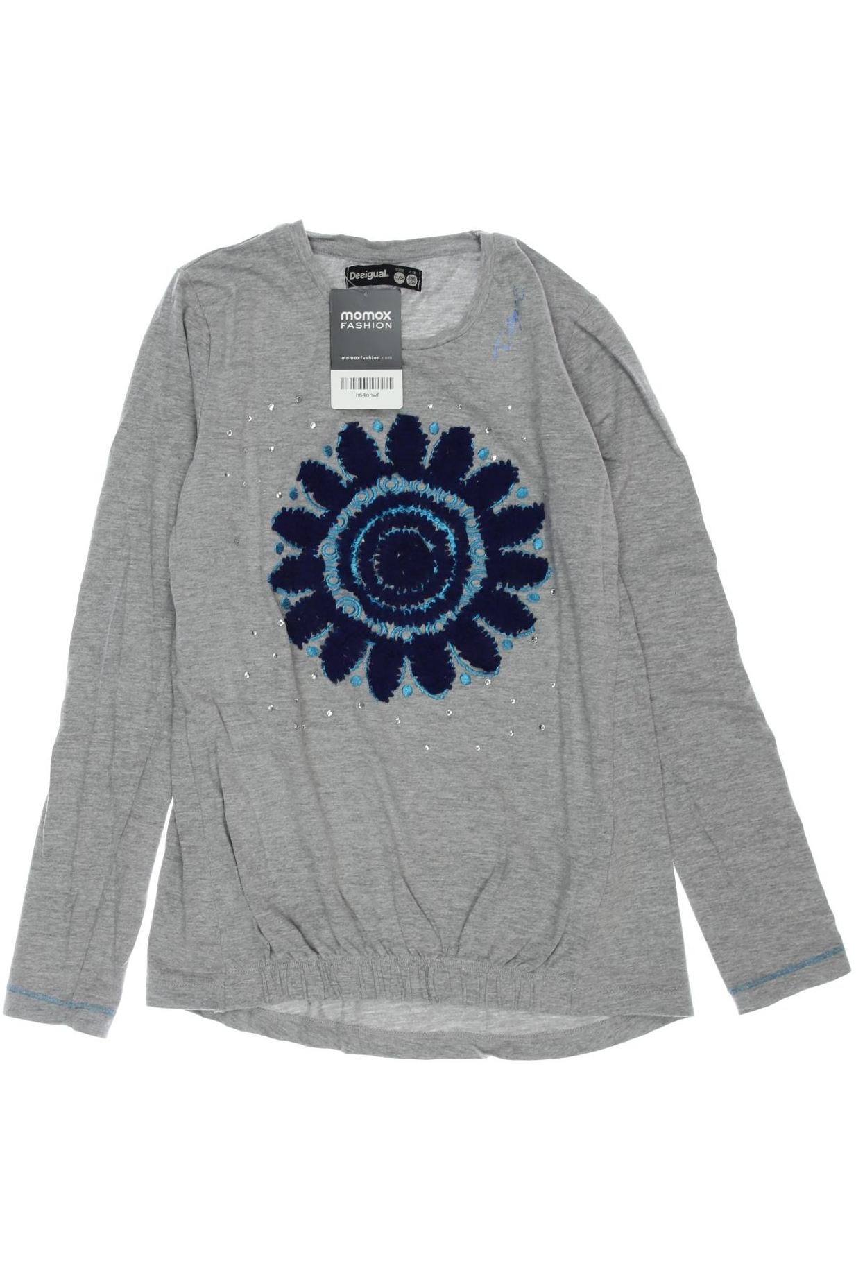 

Desigual Damen Langarmshirt, grau, Gr. 146/152