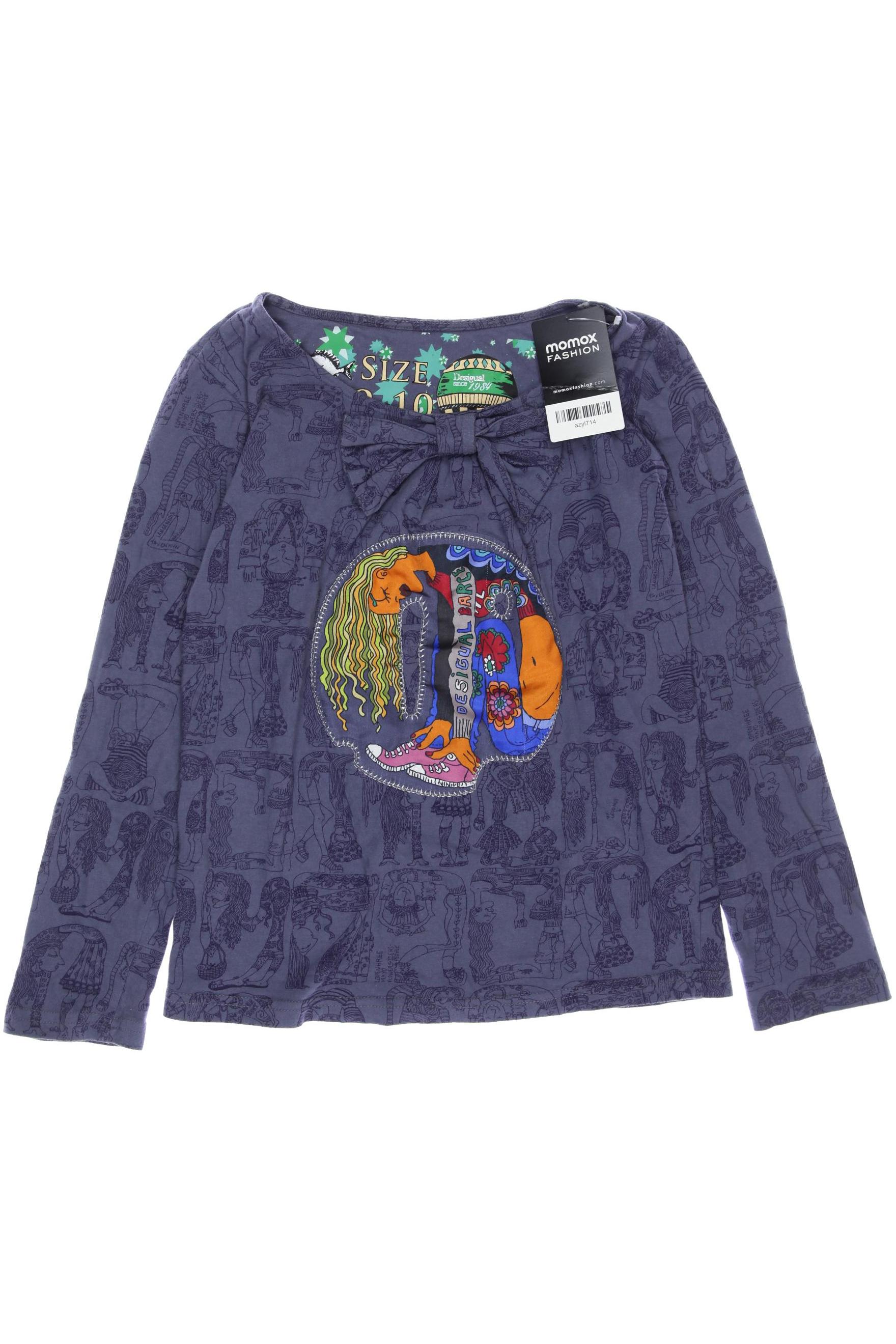 

Desigual Damen Langarmshirt, grau, Gr. 140