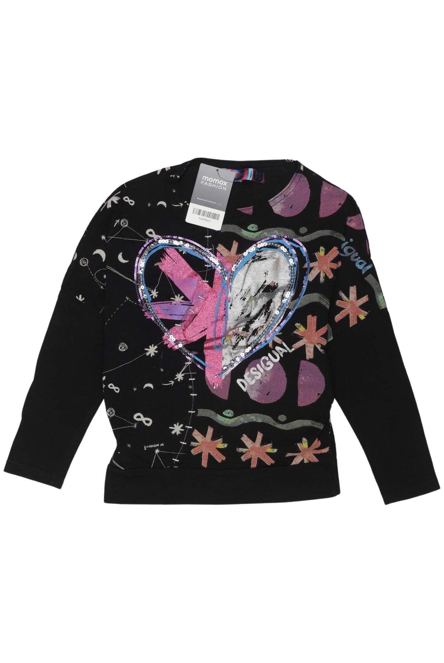 

Desigual Mädchen Langarmshirt, schwarz, Gr. 128