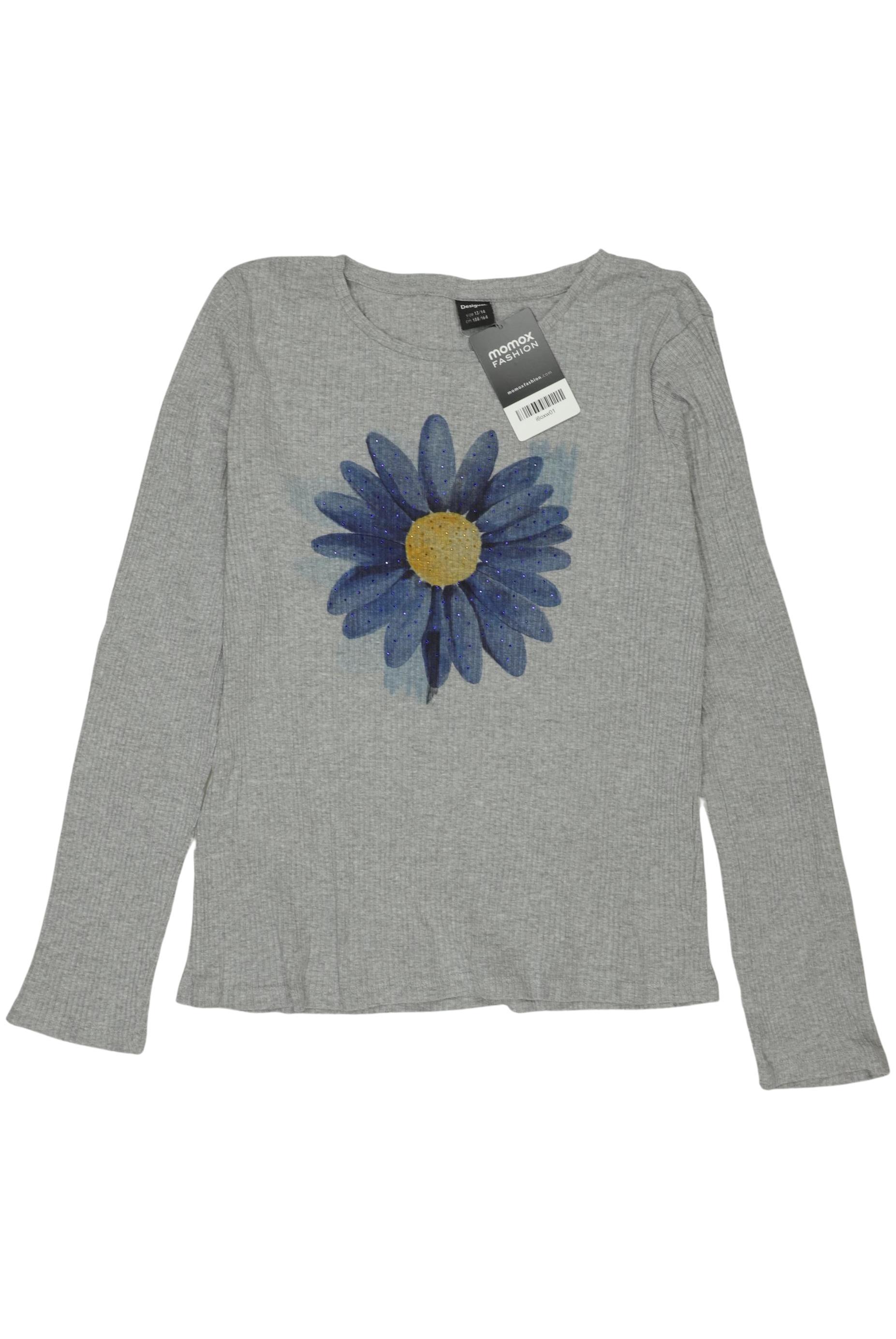 

Desigual Damen Langarmshirt, grau, Gr. 158/164