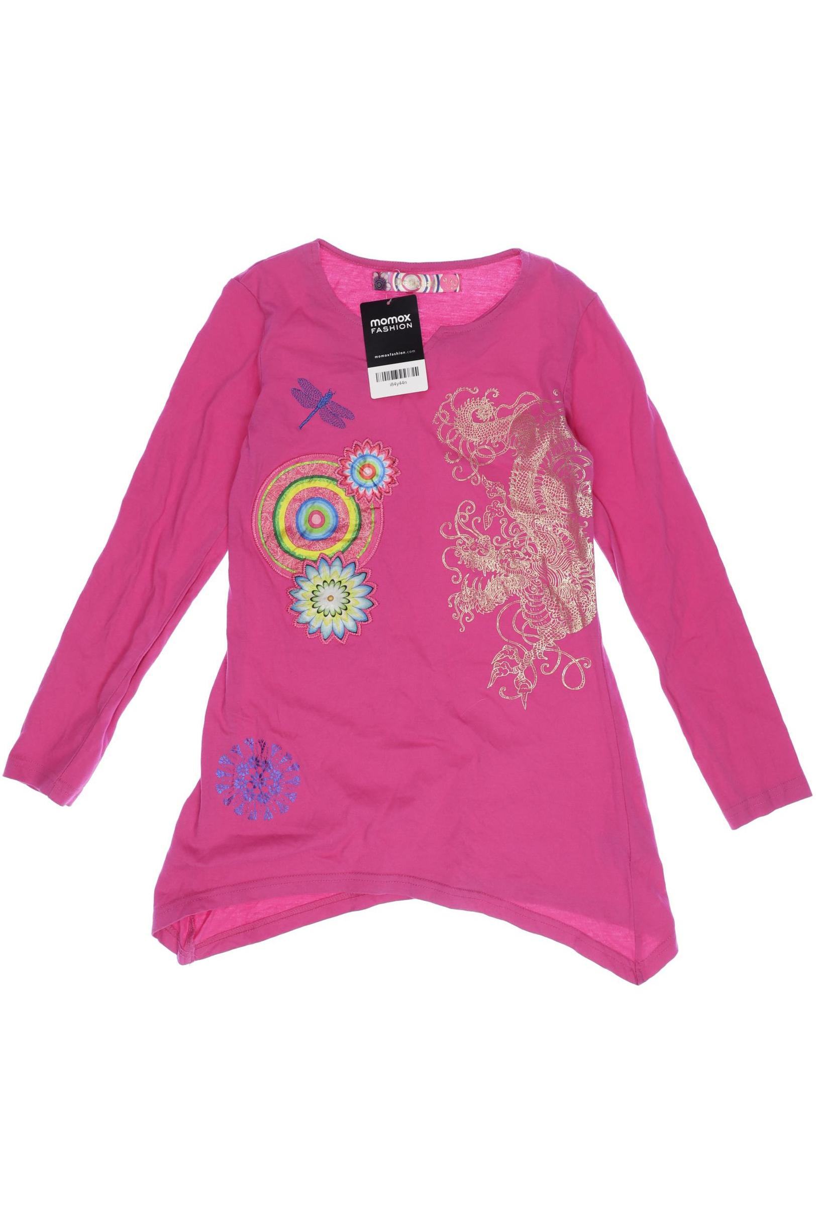 

Desigual Damen Langarmshirt, pink, Gr. 134/140