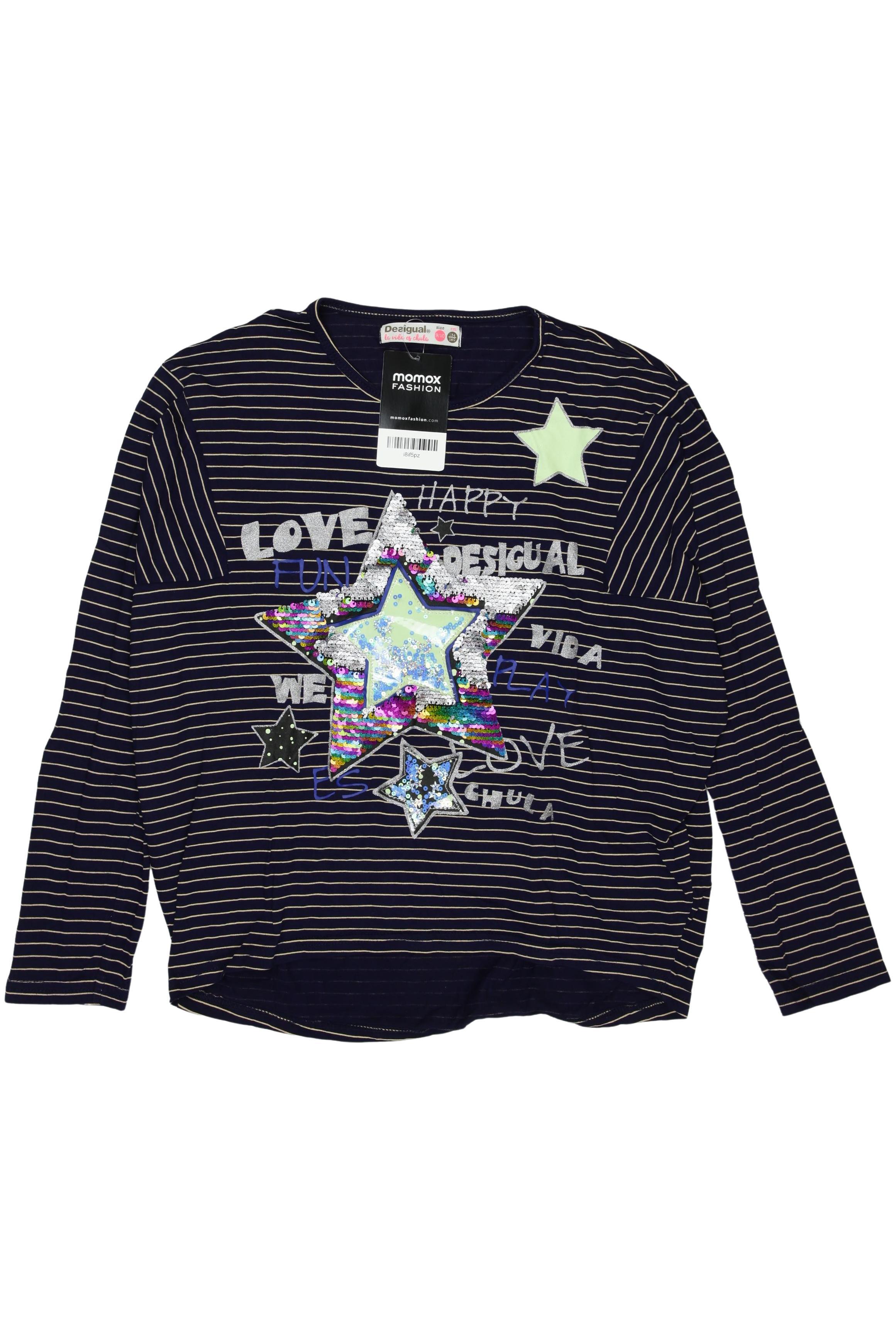 

Desigual Damen Langarmshirt, marineblau, Gr. 134/140