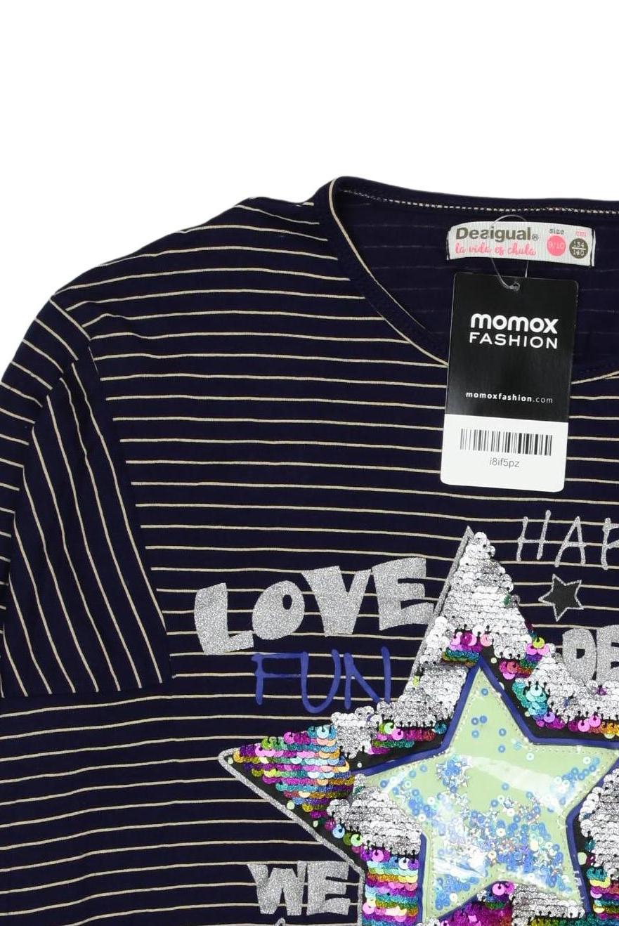 Thumbnail - Desigual Mädchen Langarmshirt, marineblau, Gr. 134/140