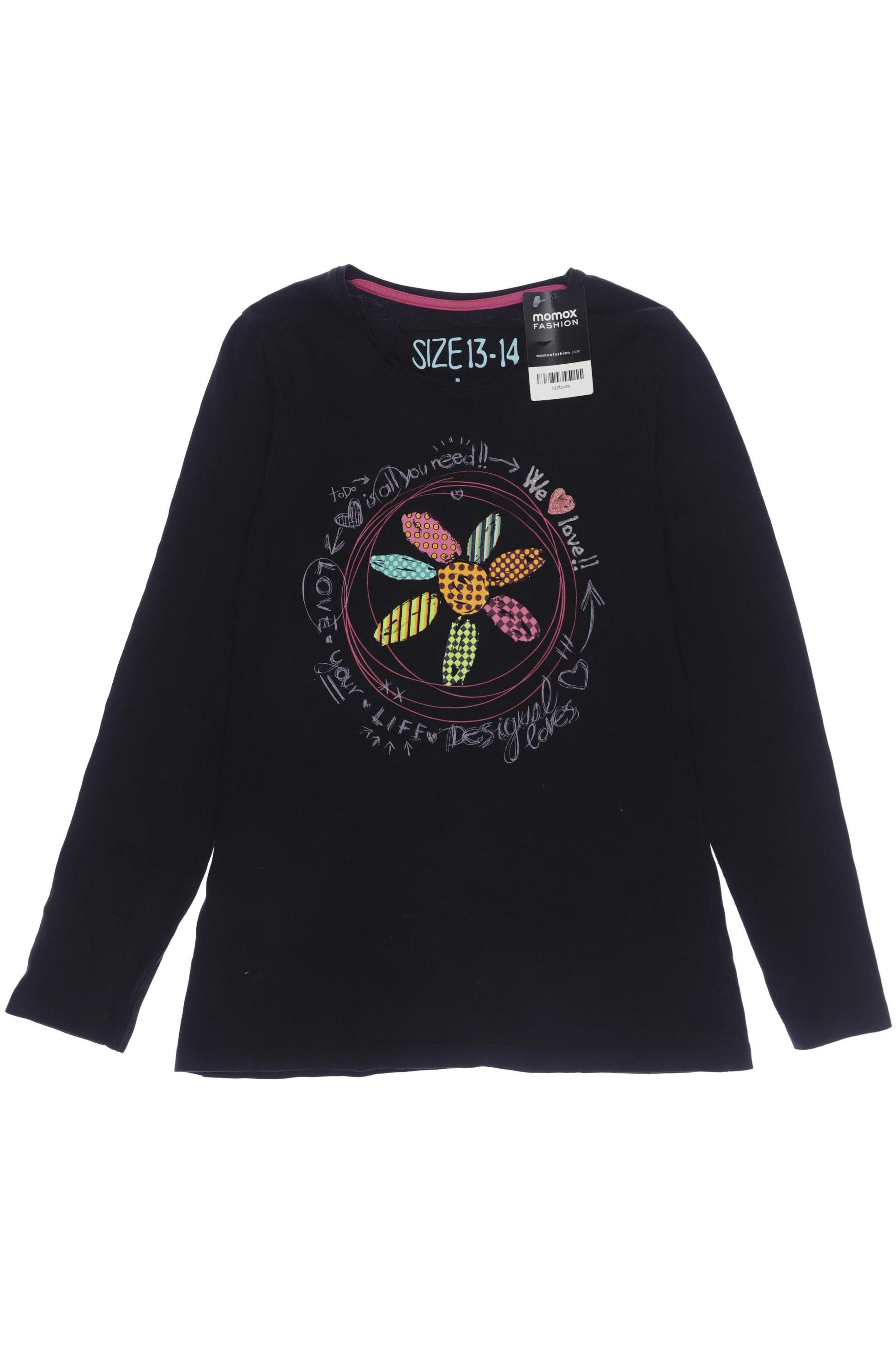 

Desigual Damen Langarmshirt, schwarz, Gr. 164