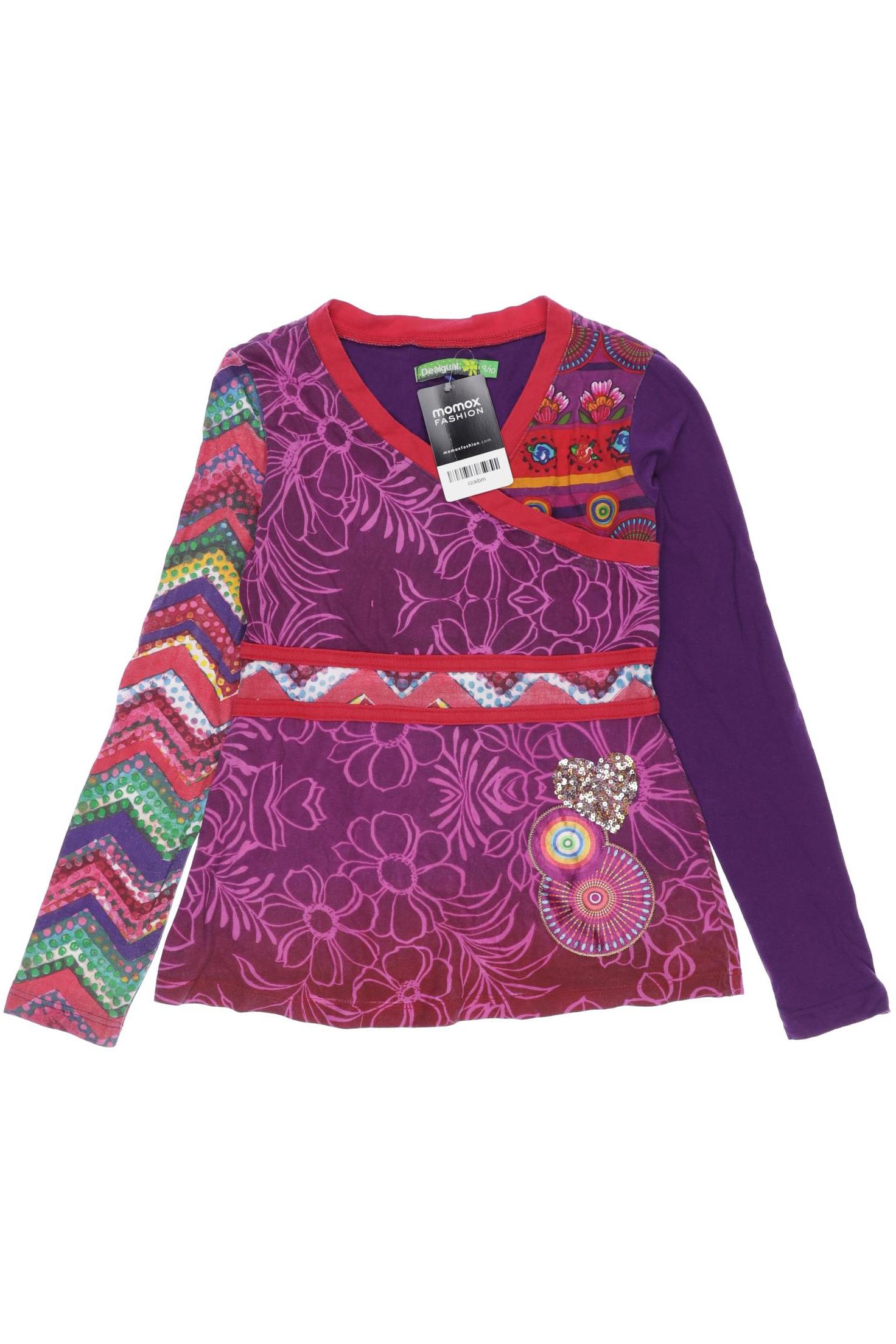 

Desigual Damen Langarmshirt, flieder, Gr. 140