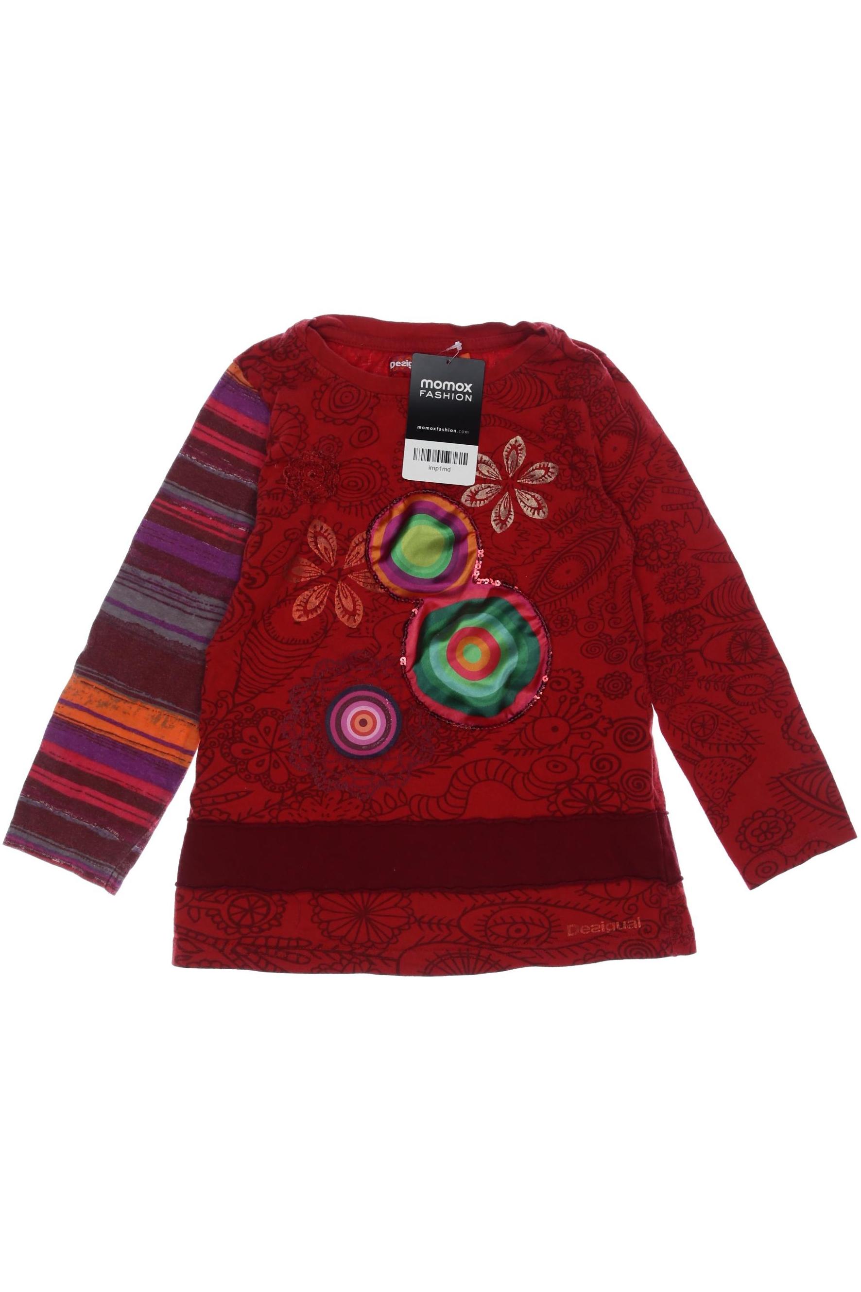 

Desigual Damen Langarmshirt, rot, Gr. 128