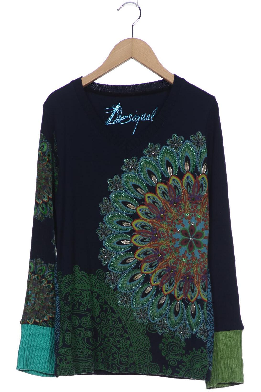 

Desigual Damen Langarmshirt, marineblau, Gr. 134