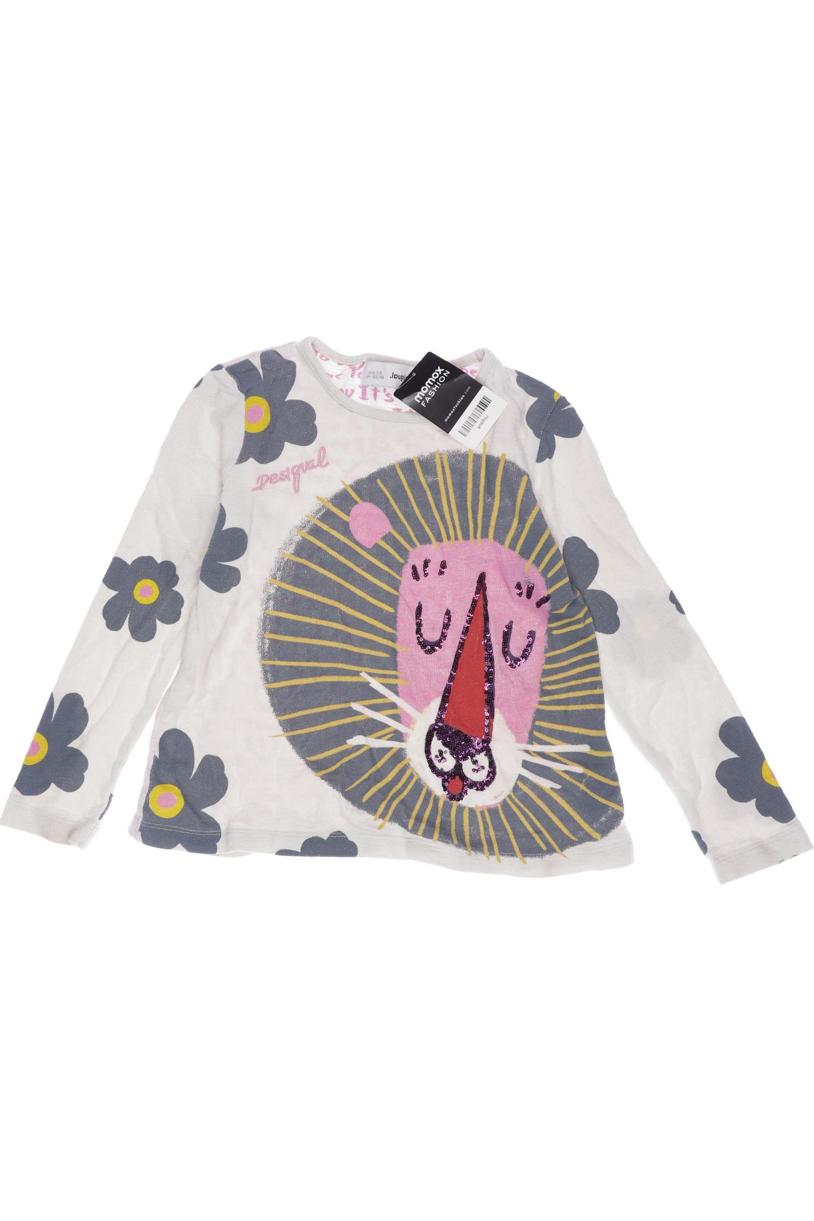 

Desigual Damen Langarmshirt, cremeweiß, Gr. 122