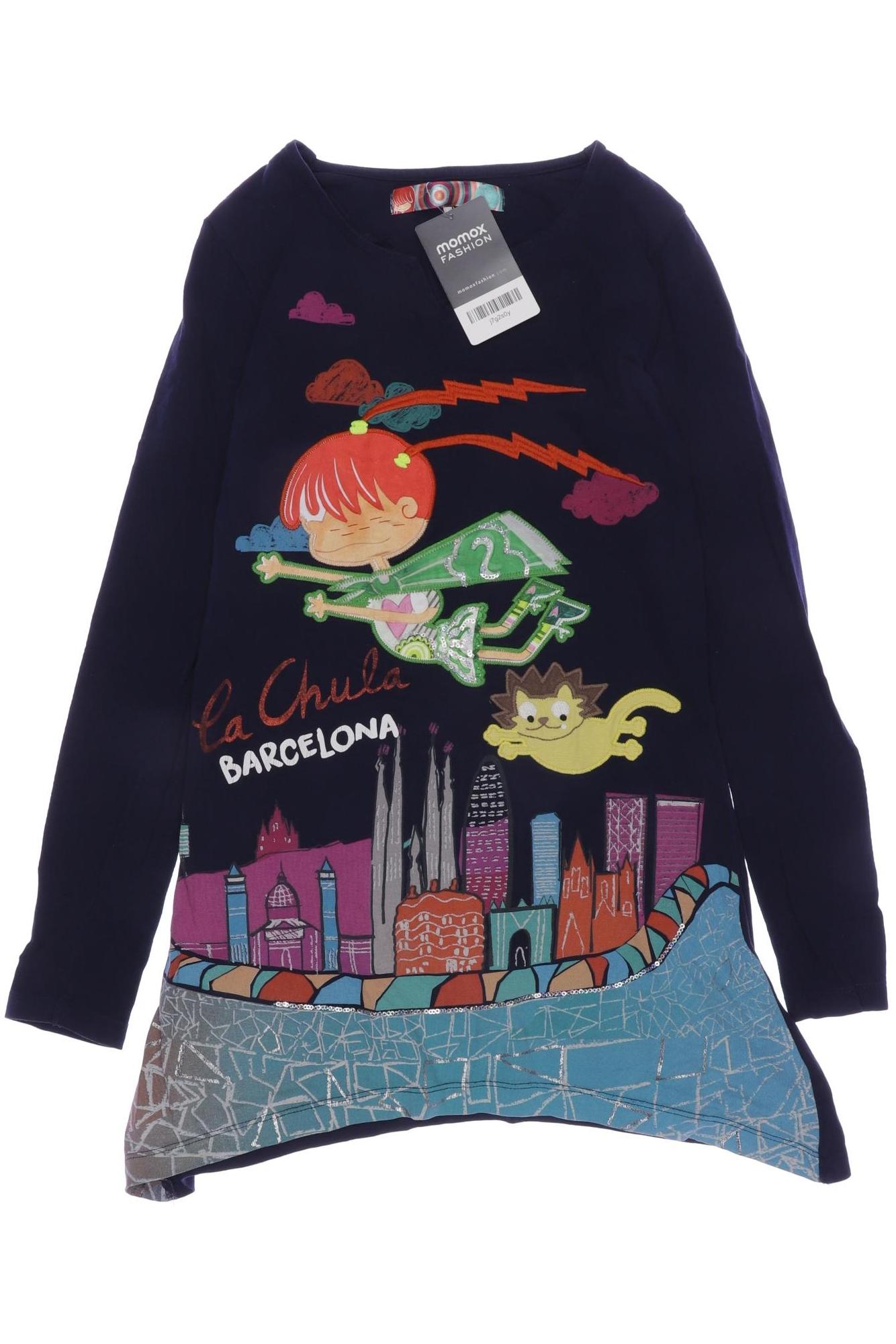 

Desigual Damen Langarmshirt, marineblau, Gr. 152