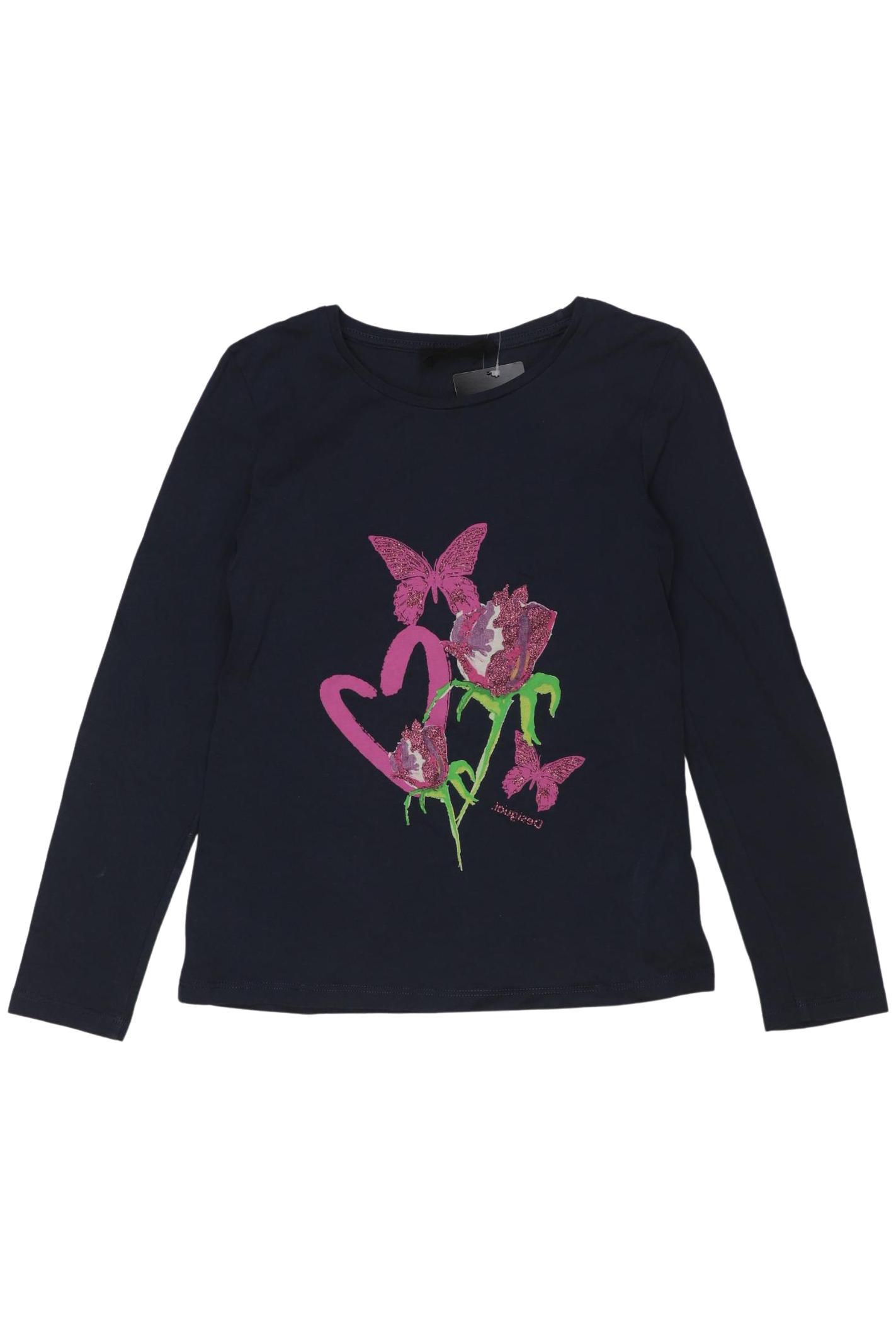 

Desigual Mädchen Langarmshirt, marineblau, Gr. 134/140
