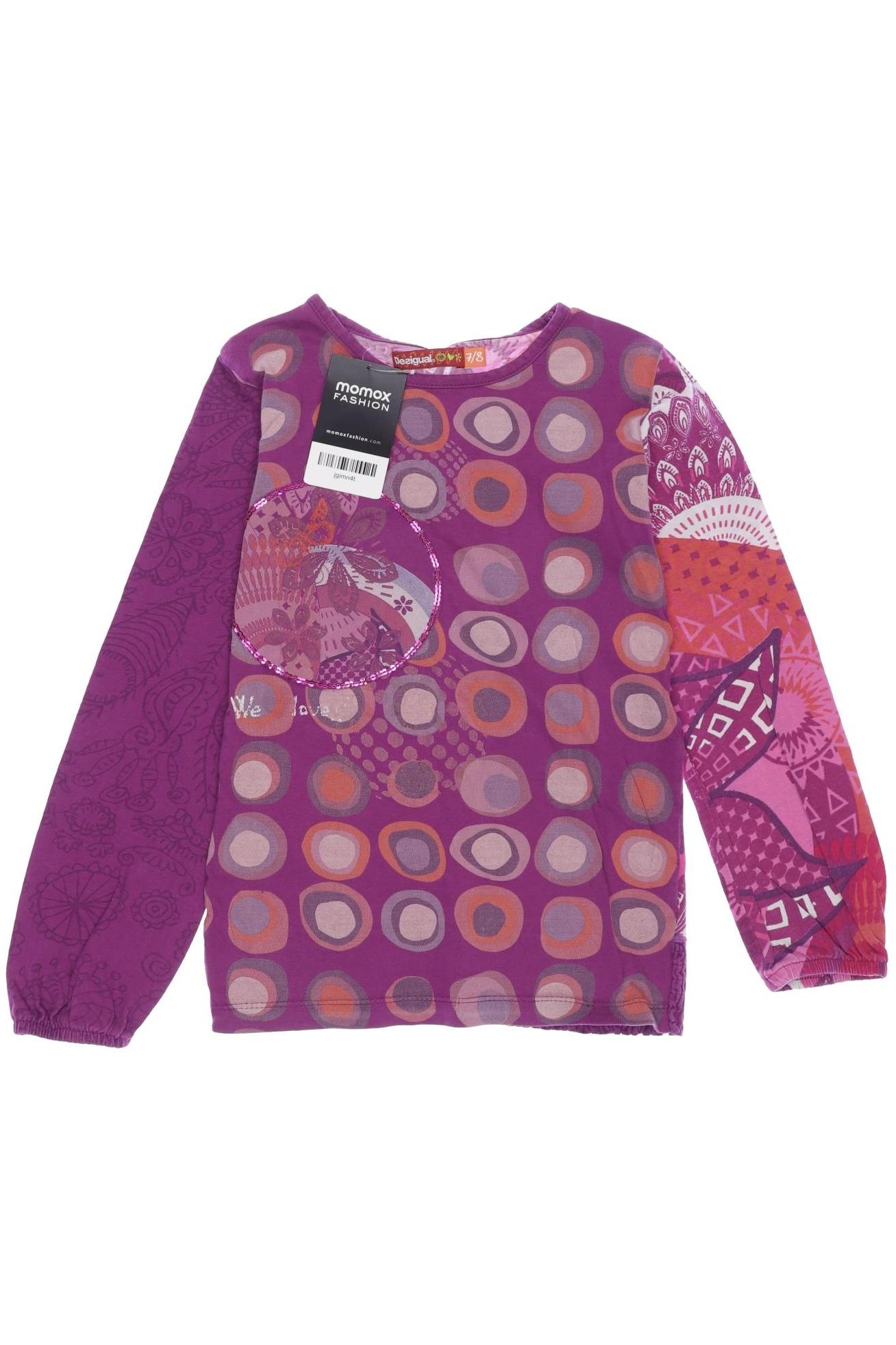 

Desigual Damen Langarmshirt, pink, Gr. 128