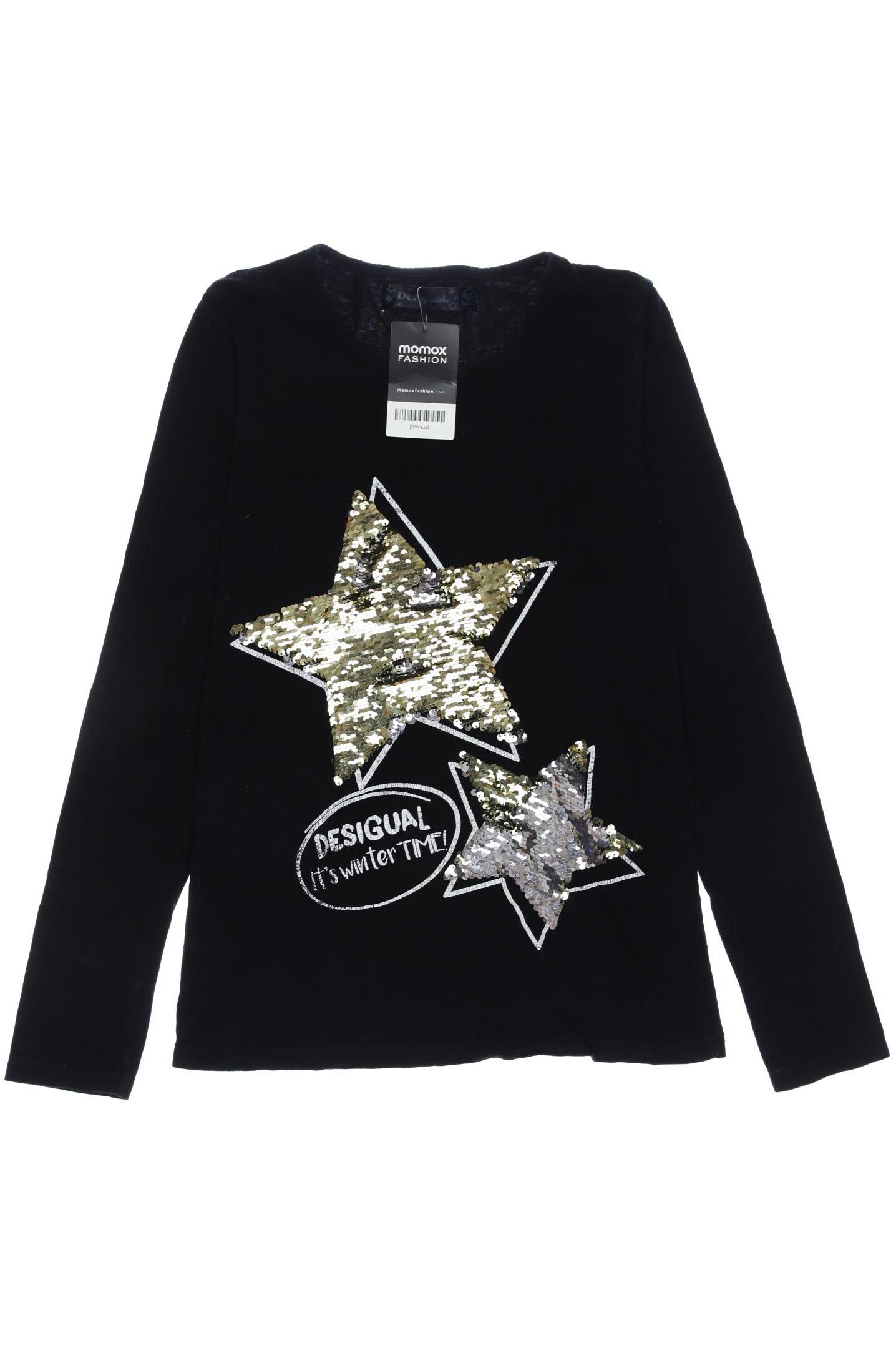 

Desigual Damen Langarmshirt, schwarz, Gr. 158
