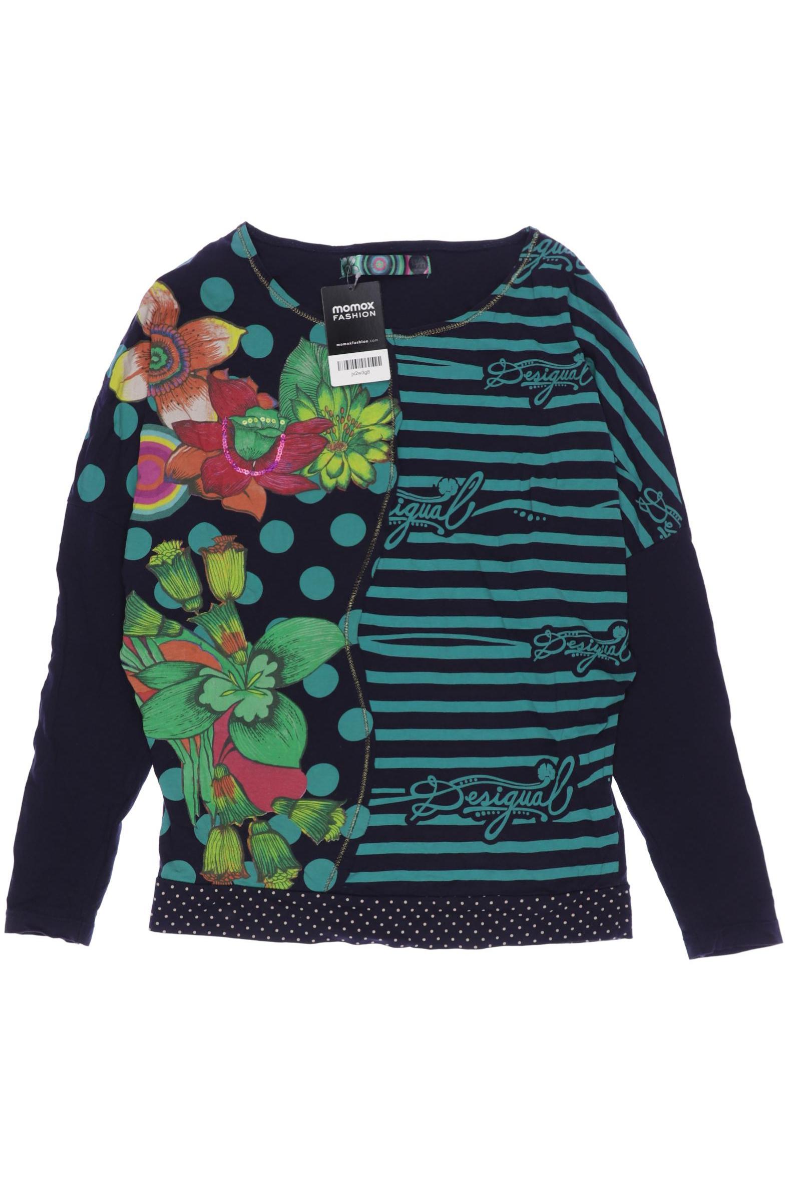 

Desigual Damen Langarmshirt, marineblau, Gr. 158/164
