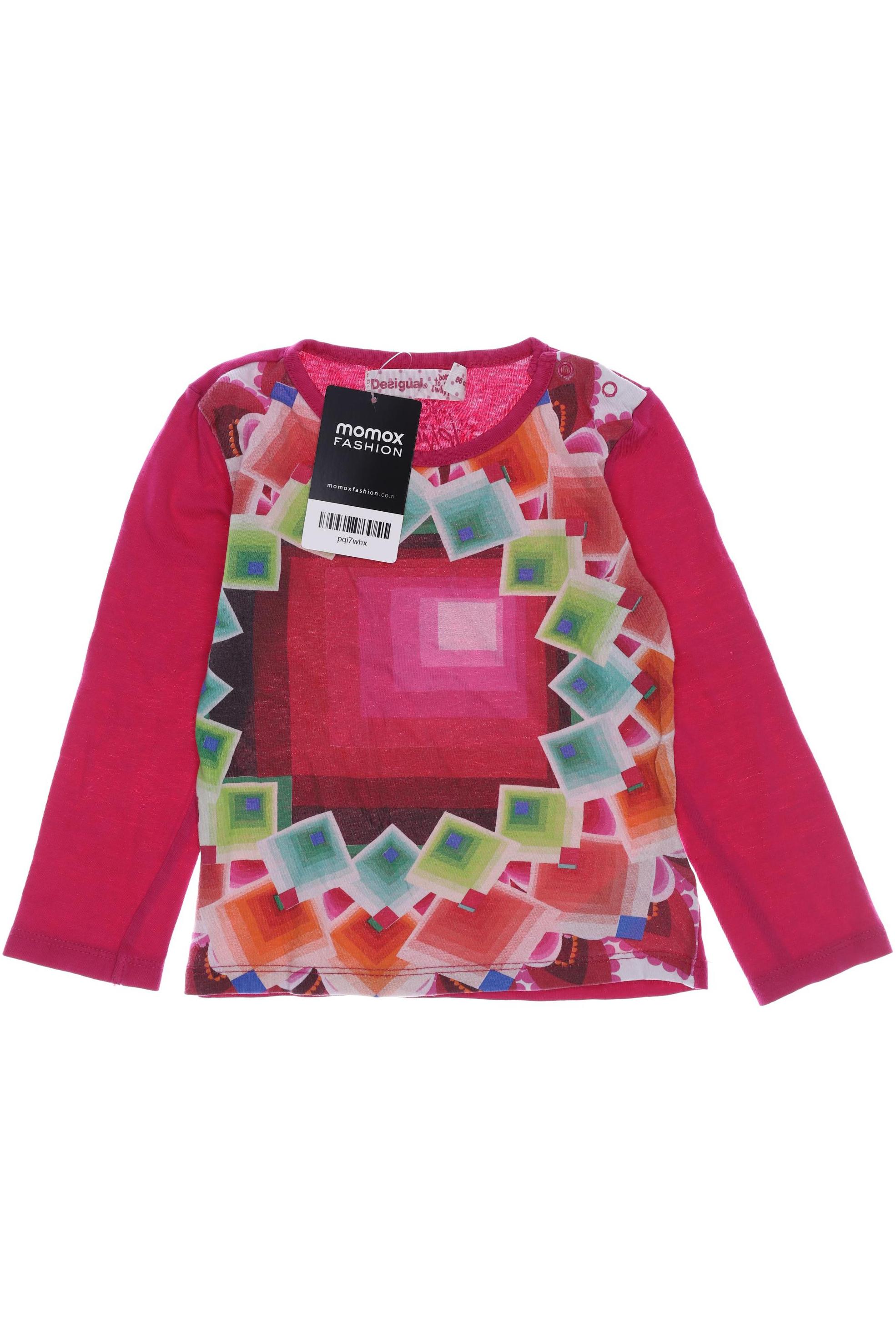 

Desigual Damen Langarmshirt, pink, Gr. 86