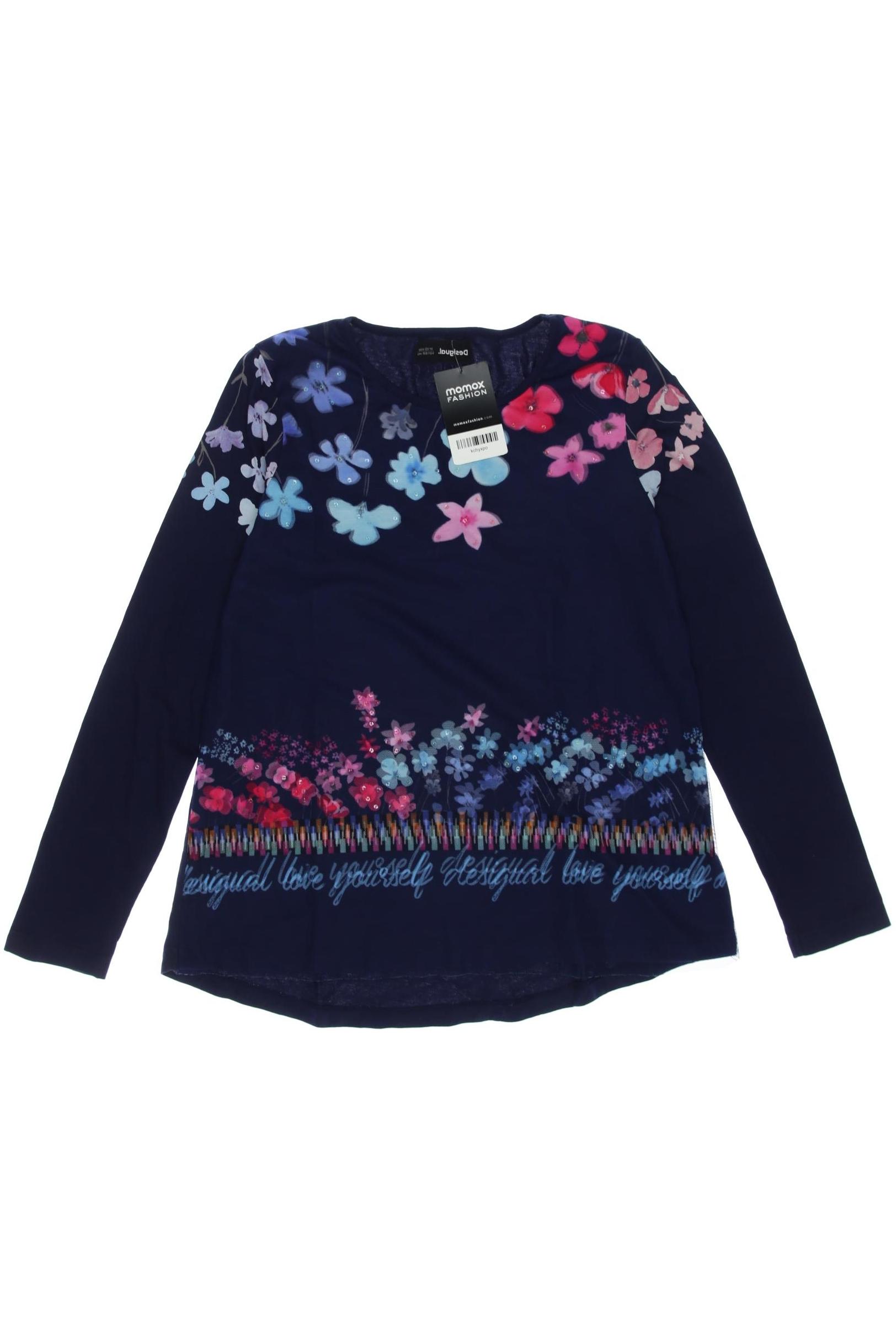 

Desigual Damen Langarmshirt, marineblau, Gr. 158