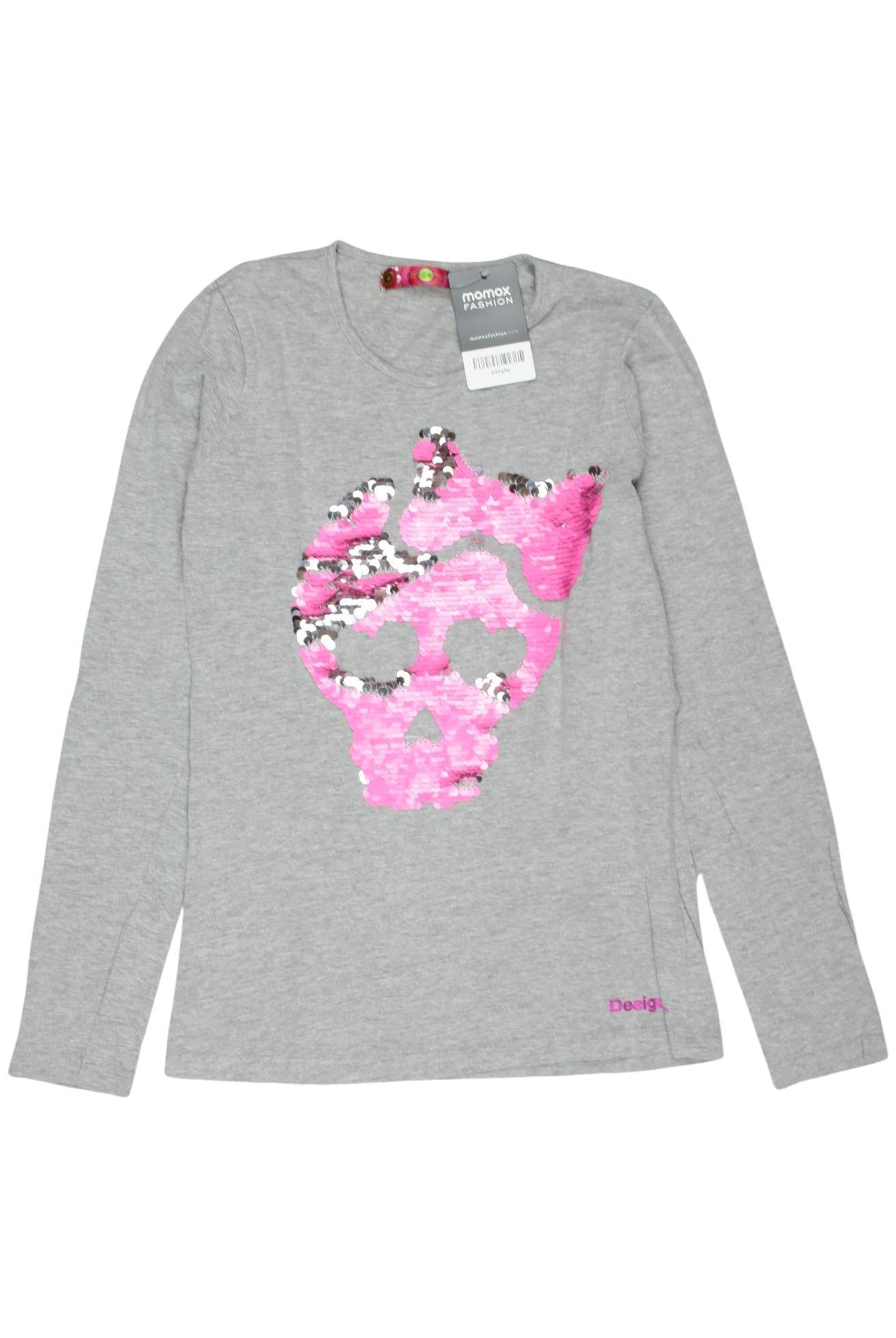 

Desigual Damen Langarmshirt, grau, Gr. 158/164