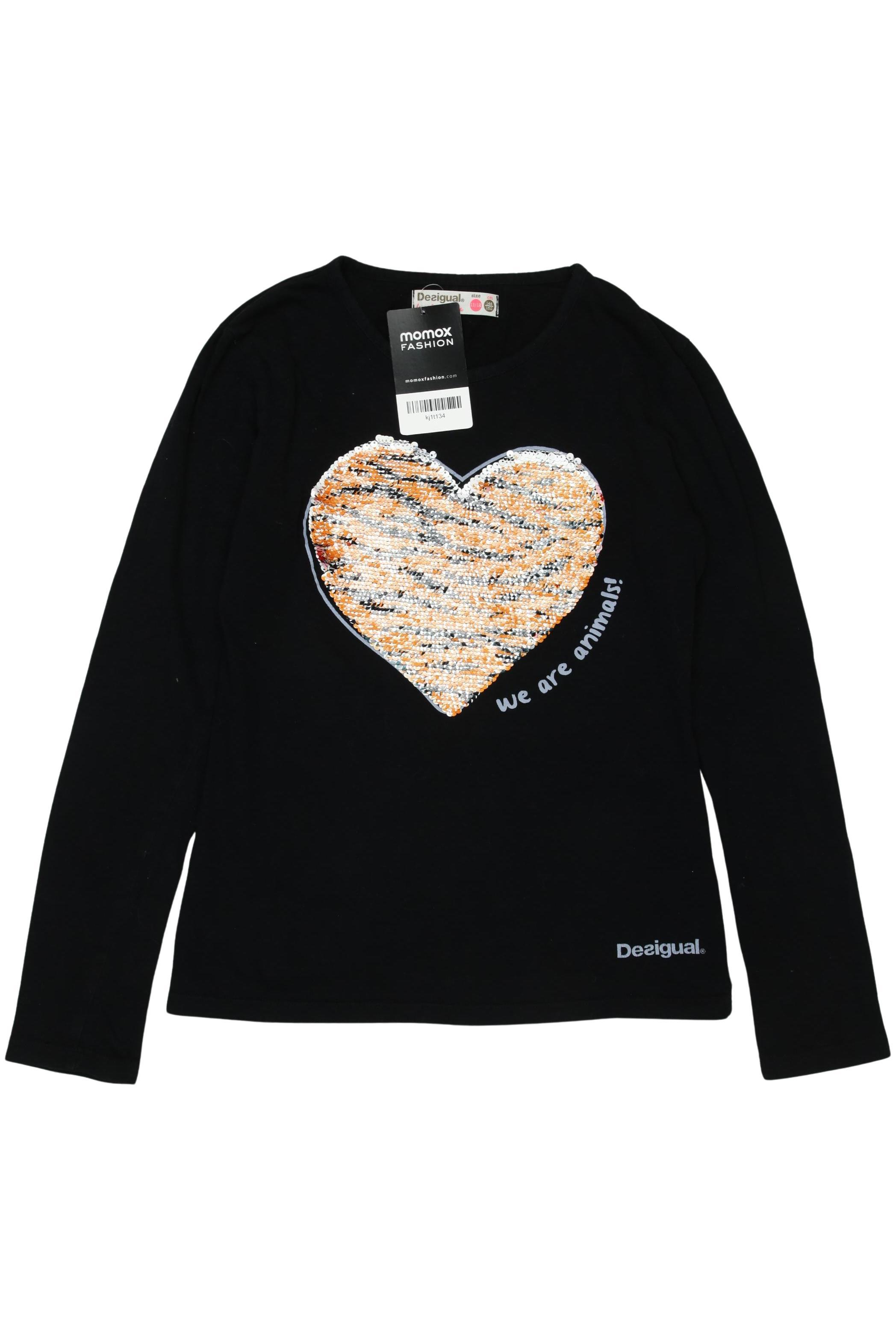 

Desigual Damen Langarmshirt, schwarz, Gr. 152