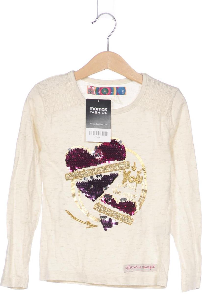 

Desigual Damen Langarmshirt, beige, Gr. 116