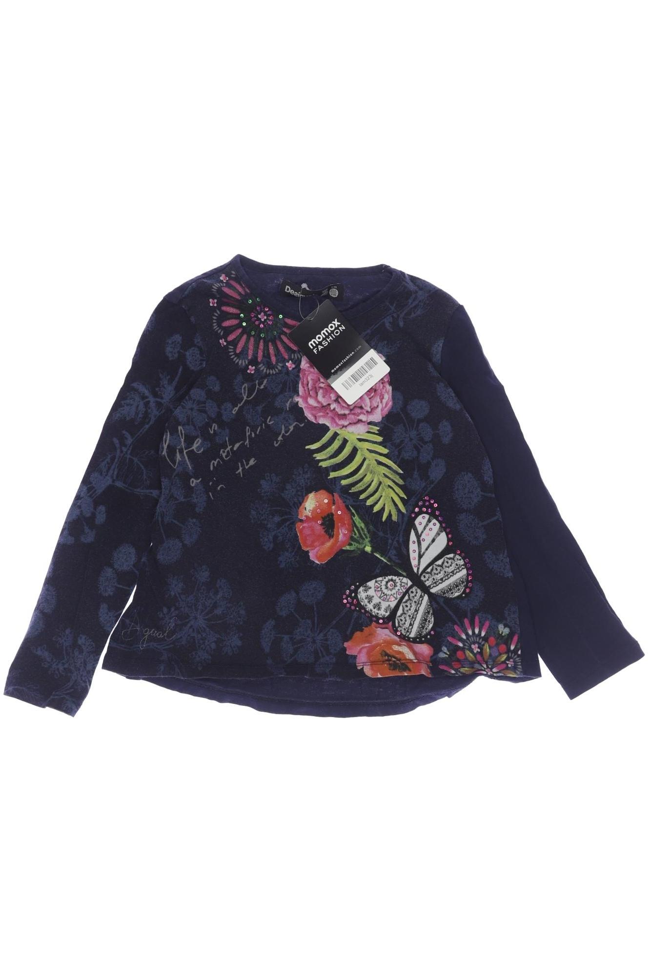 

Desigual Damen Langarmshirt, marineblau, Gr. 110/116