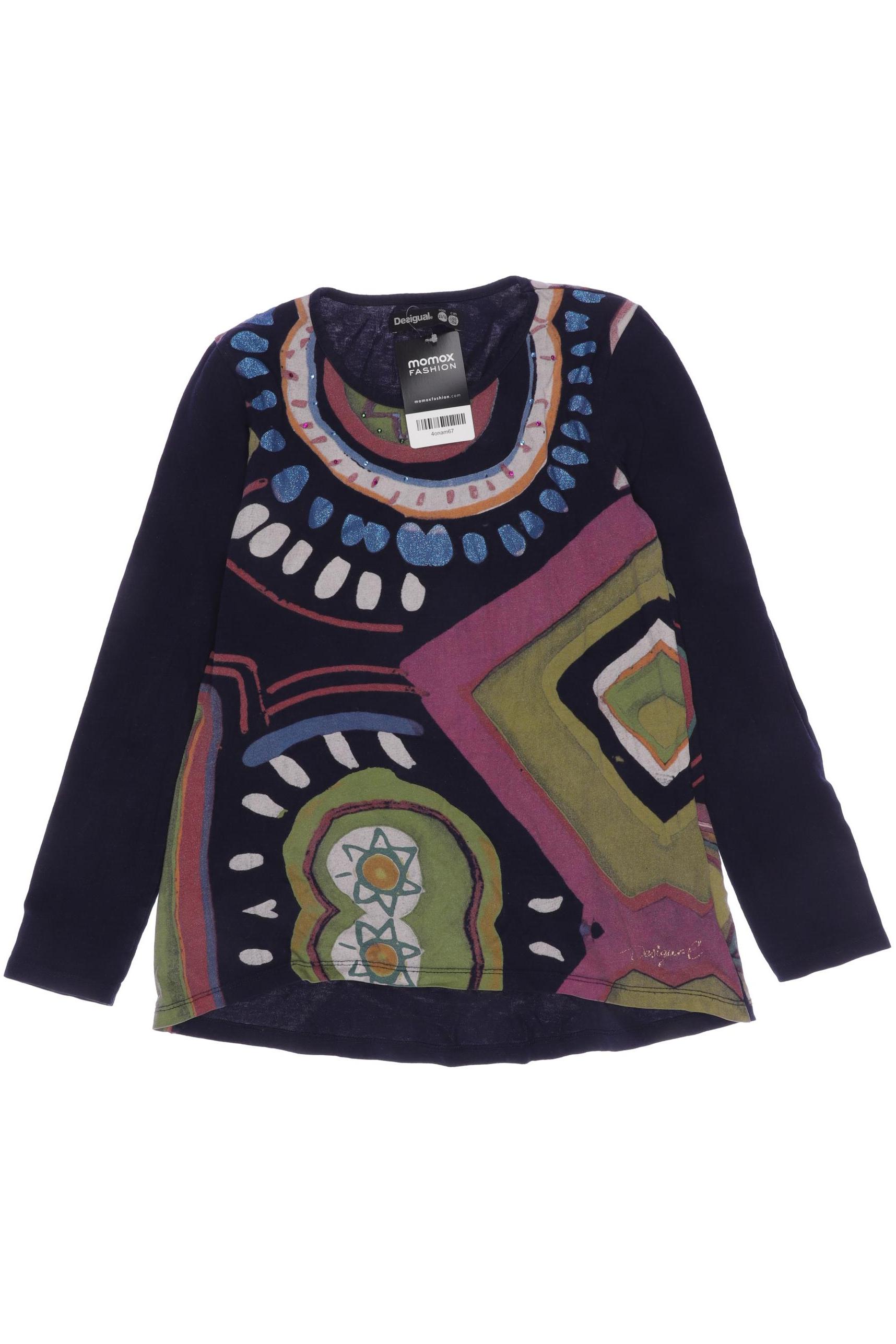 

Desigual Damen Langarmshirt, marineblau, Gr. 146