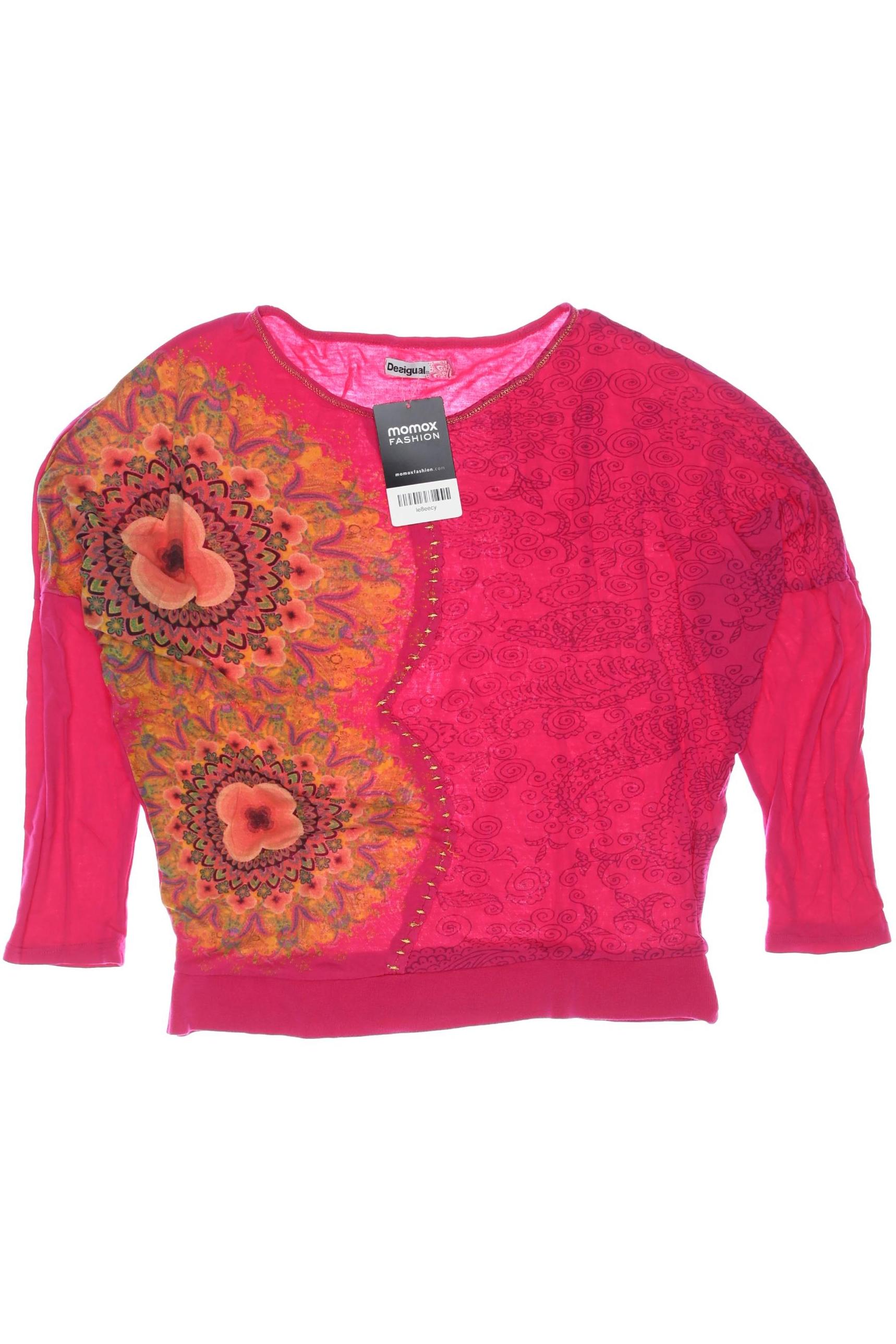 

Desigual Damen Langarmshirt, pink, Gr. 152