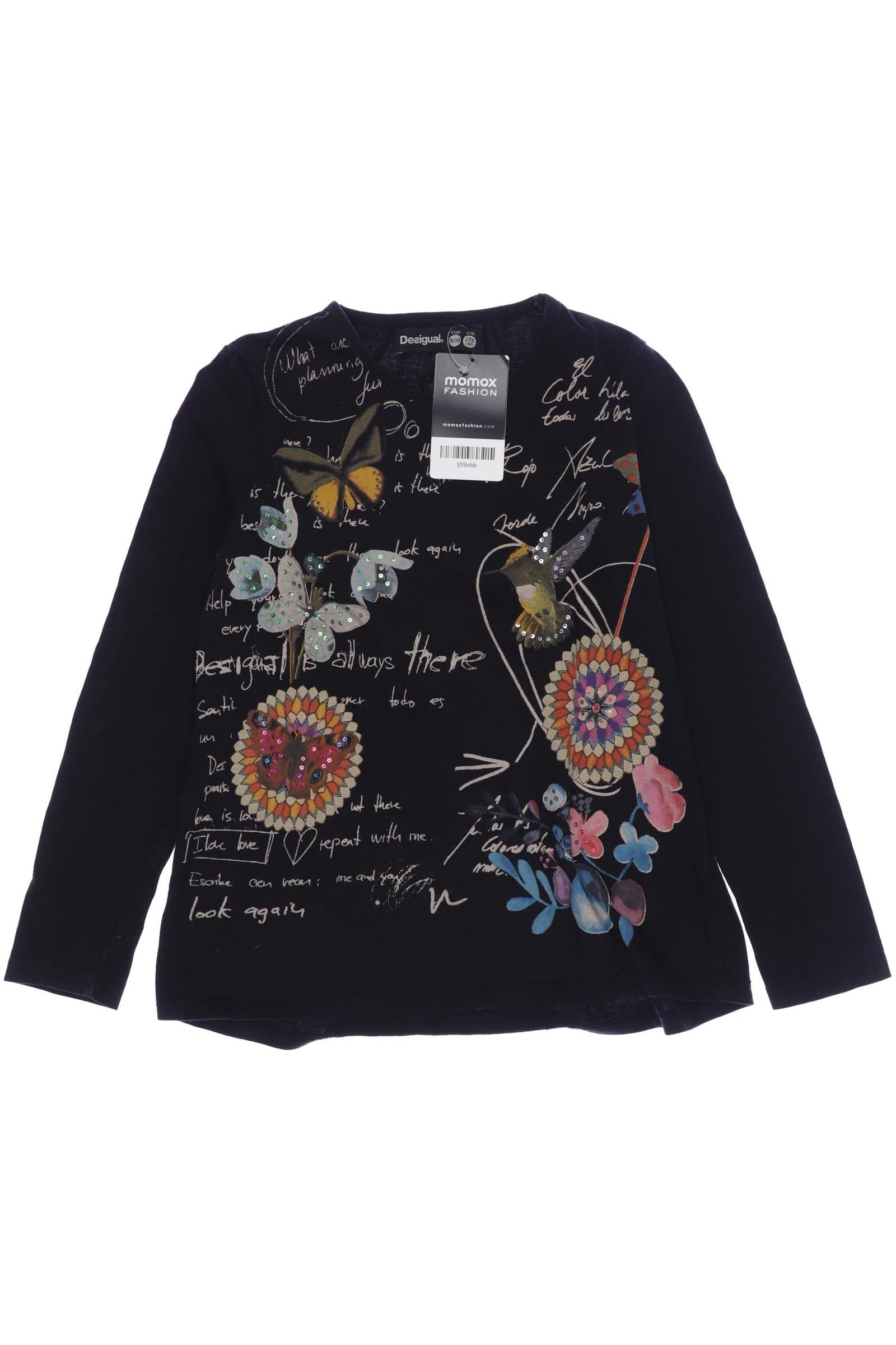 

Desigual Damen Langarmshirt, schwarz, Gr. 134/140