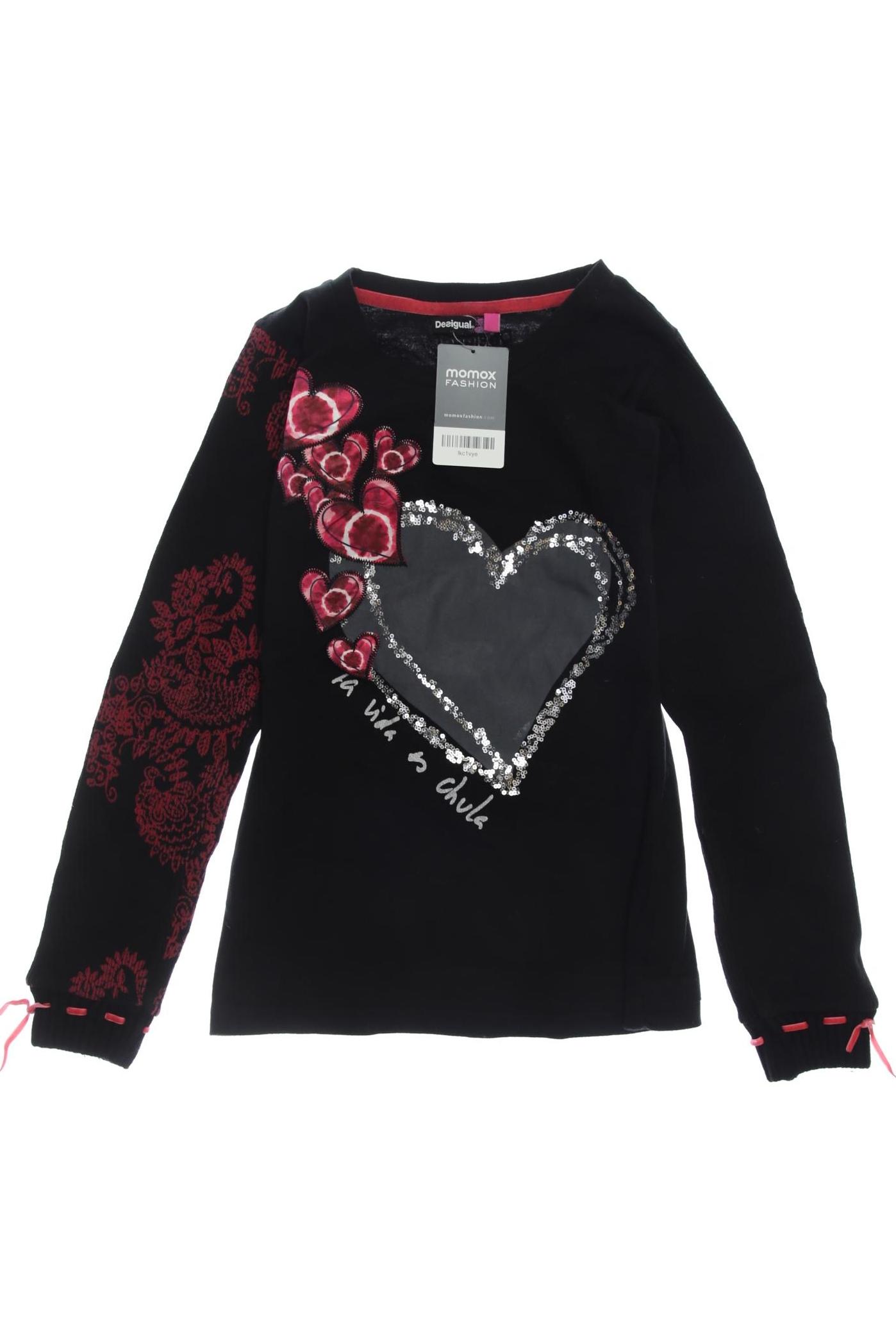 

Desigual Damen Langarmshirt, schwarz, Gr. 152