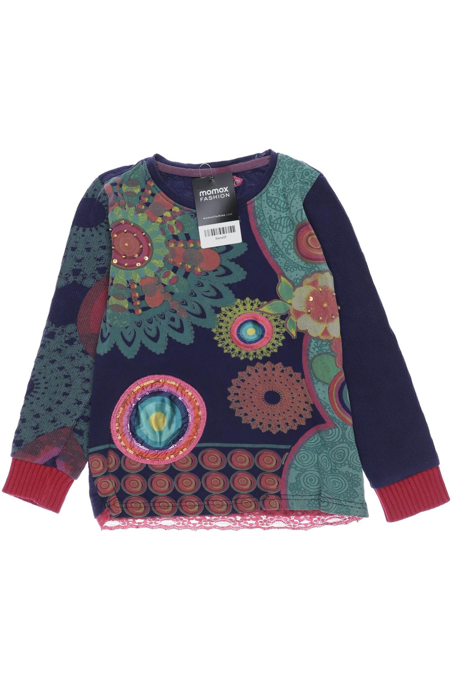 

Desigual Damen Langarmshirt, blau, Gr. 128
