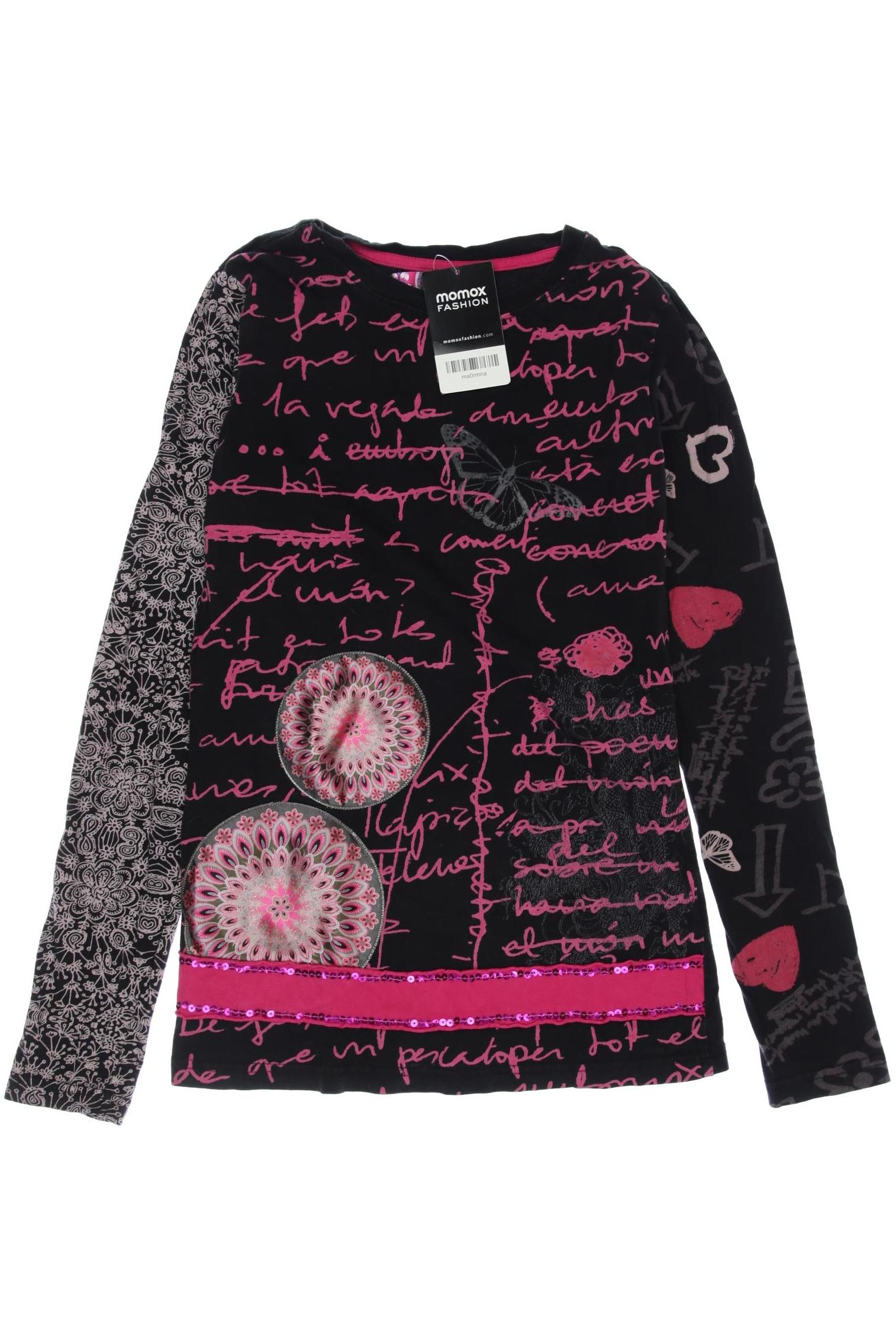 

Desigual Damen Langarmshirt, schwarz, Gr. 158/164
