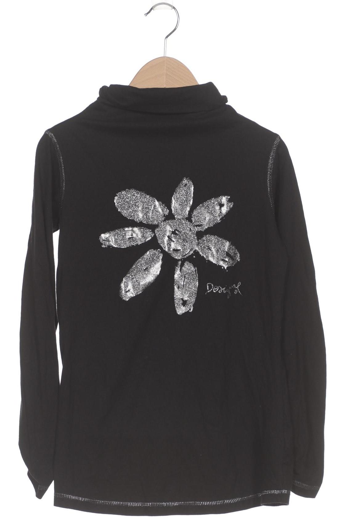 

Desigual Damen Langarmshirt, schwarz, Gr. 146