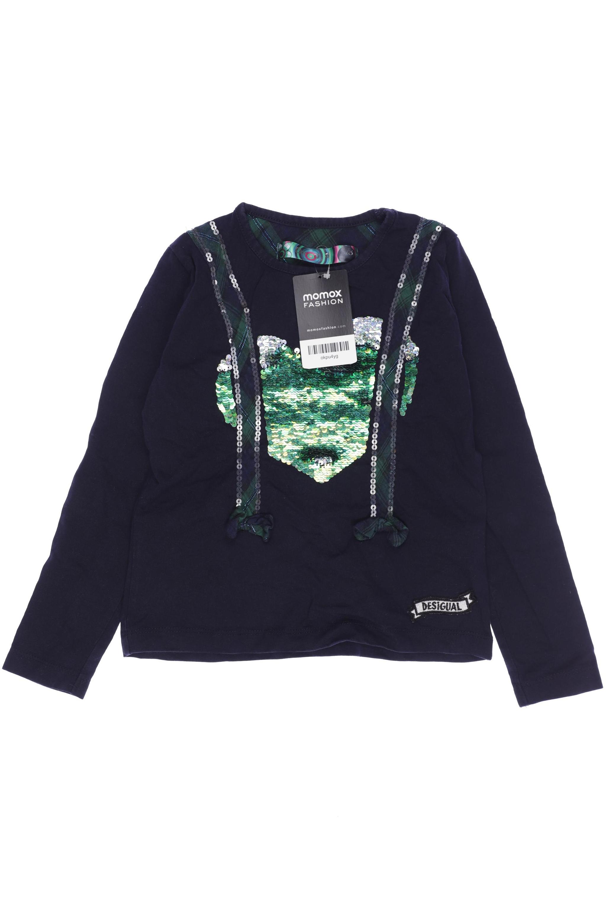 

Desigual Damen Langarmshirt, marineblau, Gr. 116