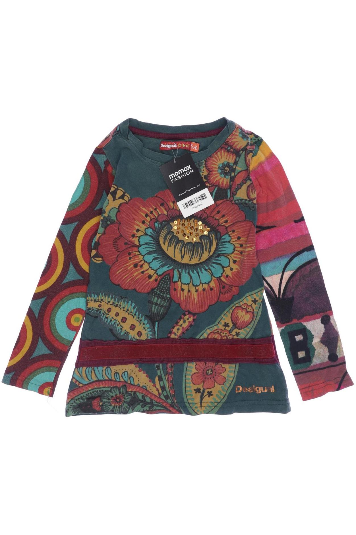 

Desigual Damen Langarmshirt, grün, Gr. 116