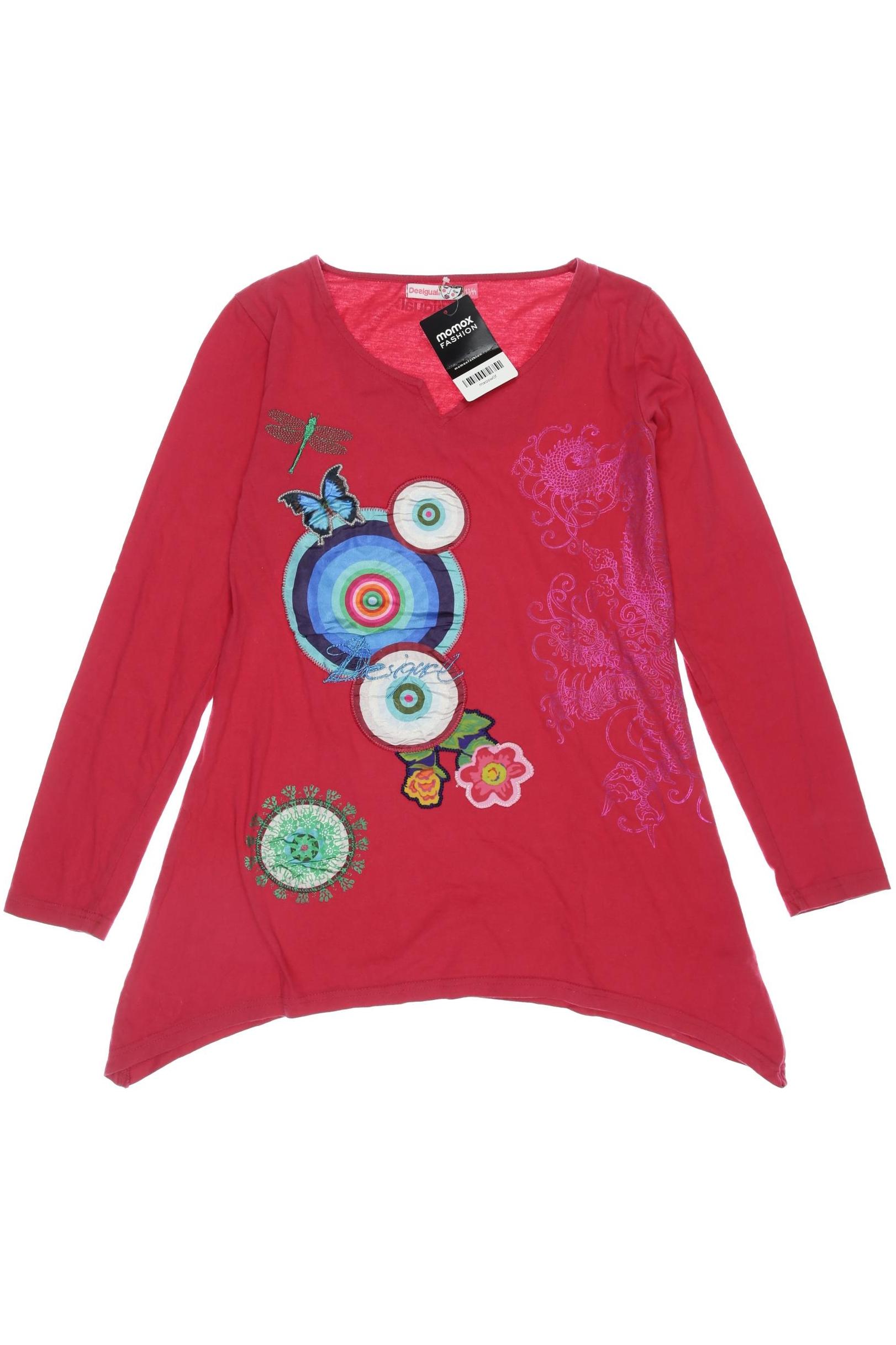 

Desigual Damen Langarmshirt, rot, Gr. 164