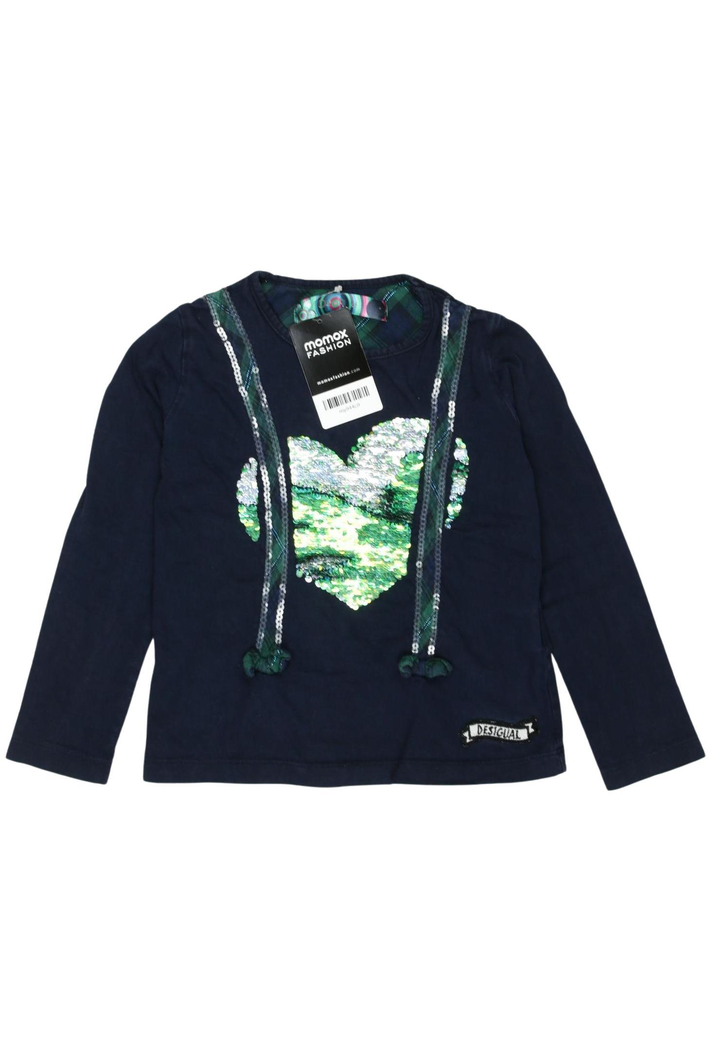 

Desigual Damen Langarmshirt, marineblau, Gr. 116