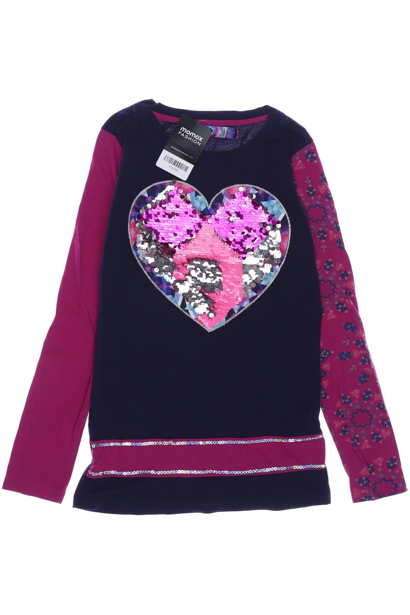 

Desigual Mädchen Langarmshirt, marineblau