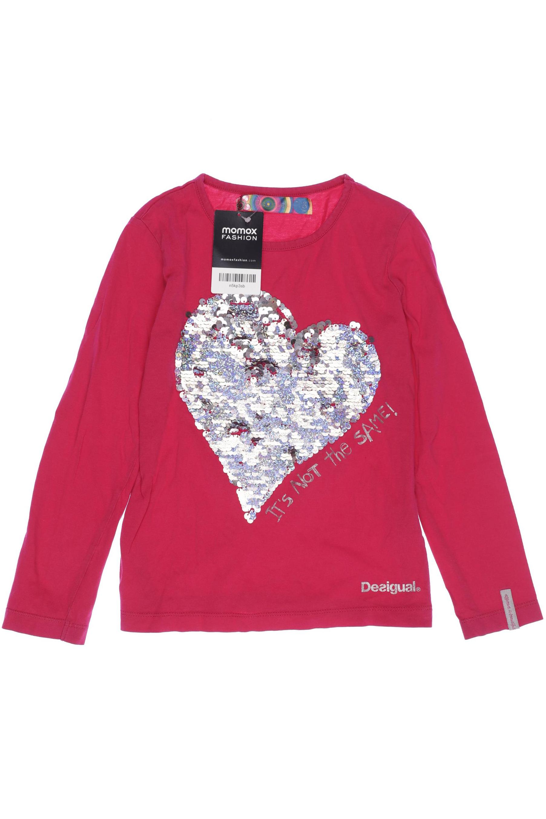 

Desigual Damen Langarmshirt, pink, Gr. 128