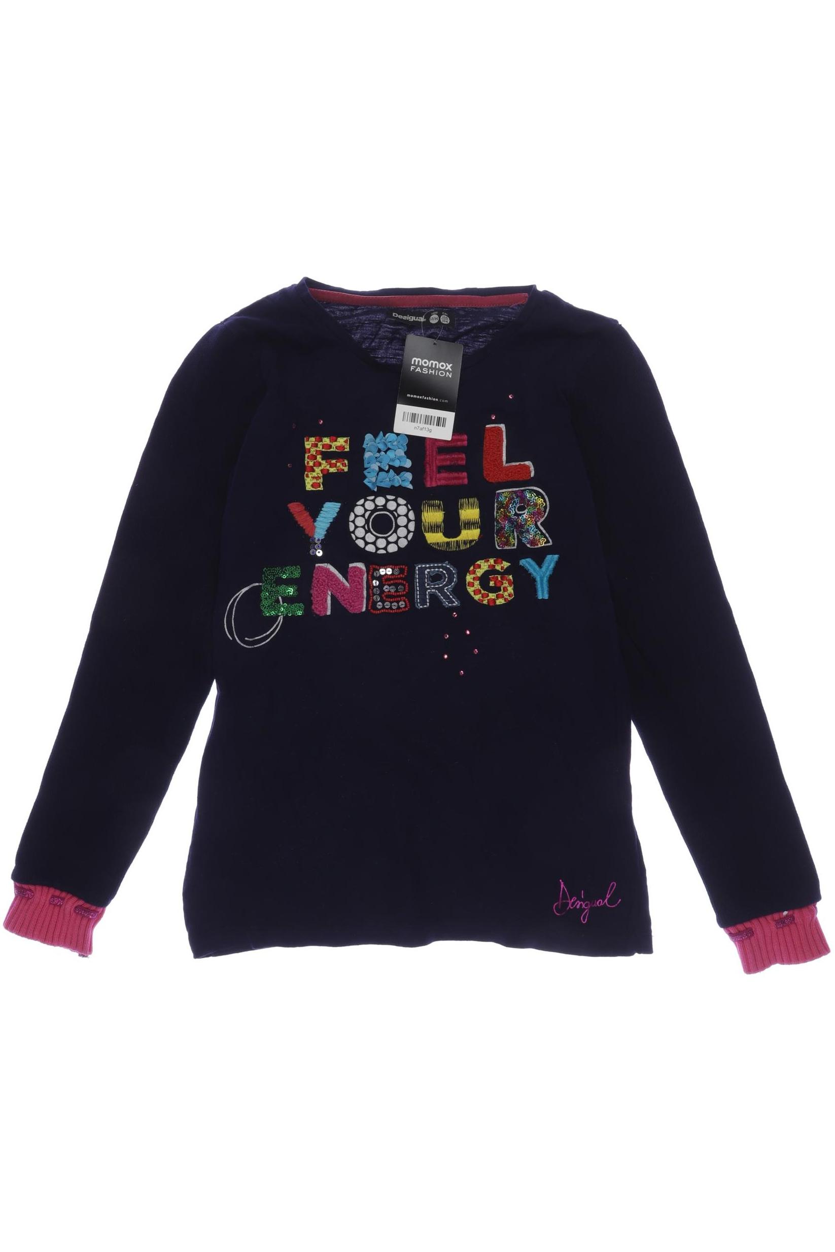 

Desigual Mädchen Langarmshirt, marineblau