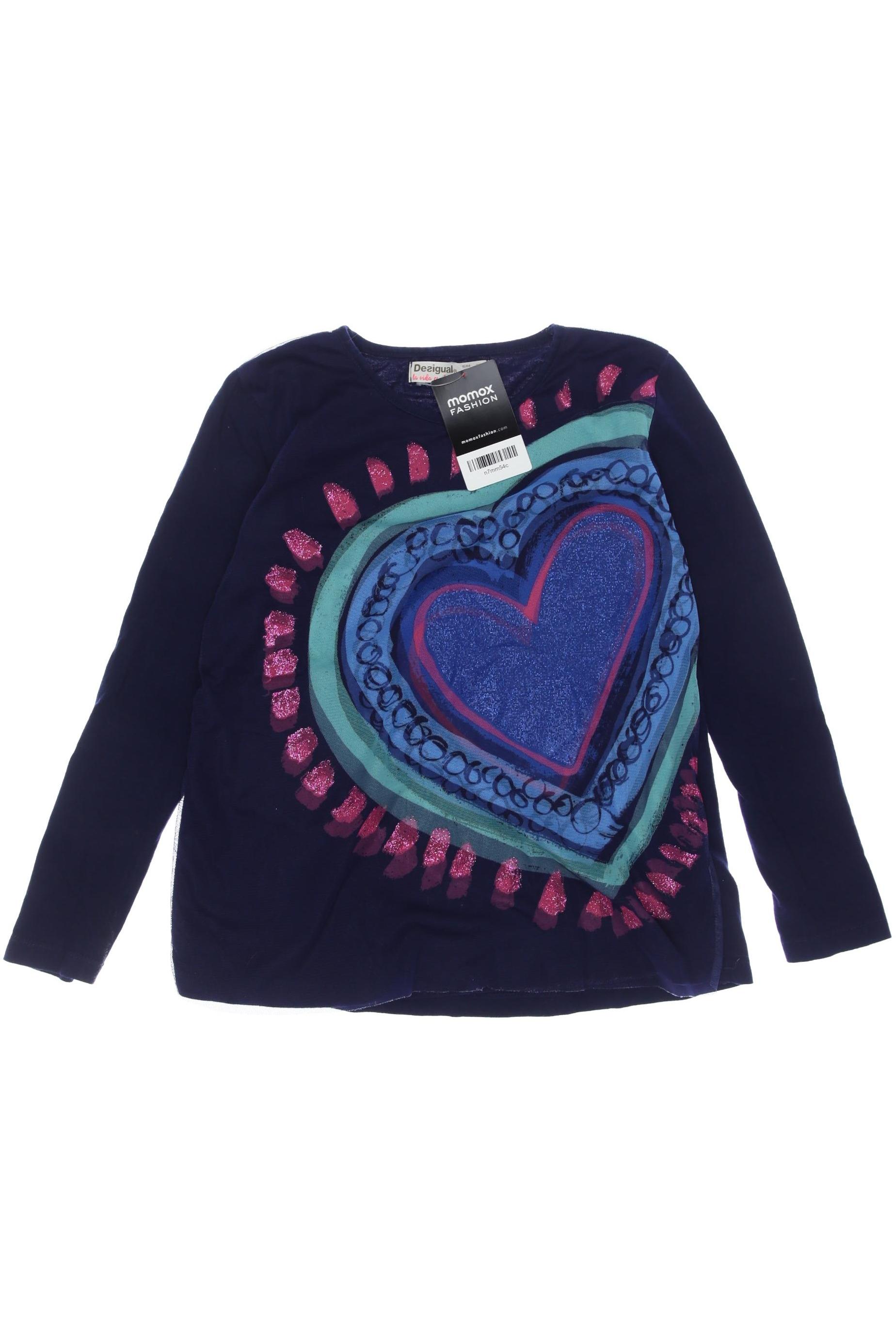 

Desigual Damen Langarmshirt, marineblau, Gr. 134/140