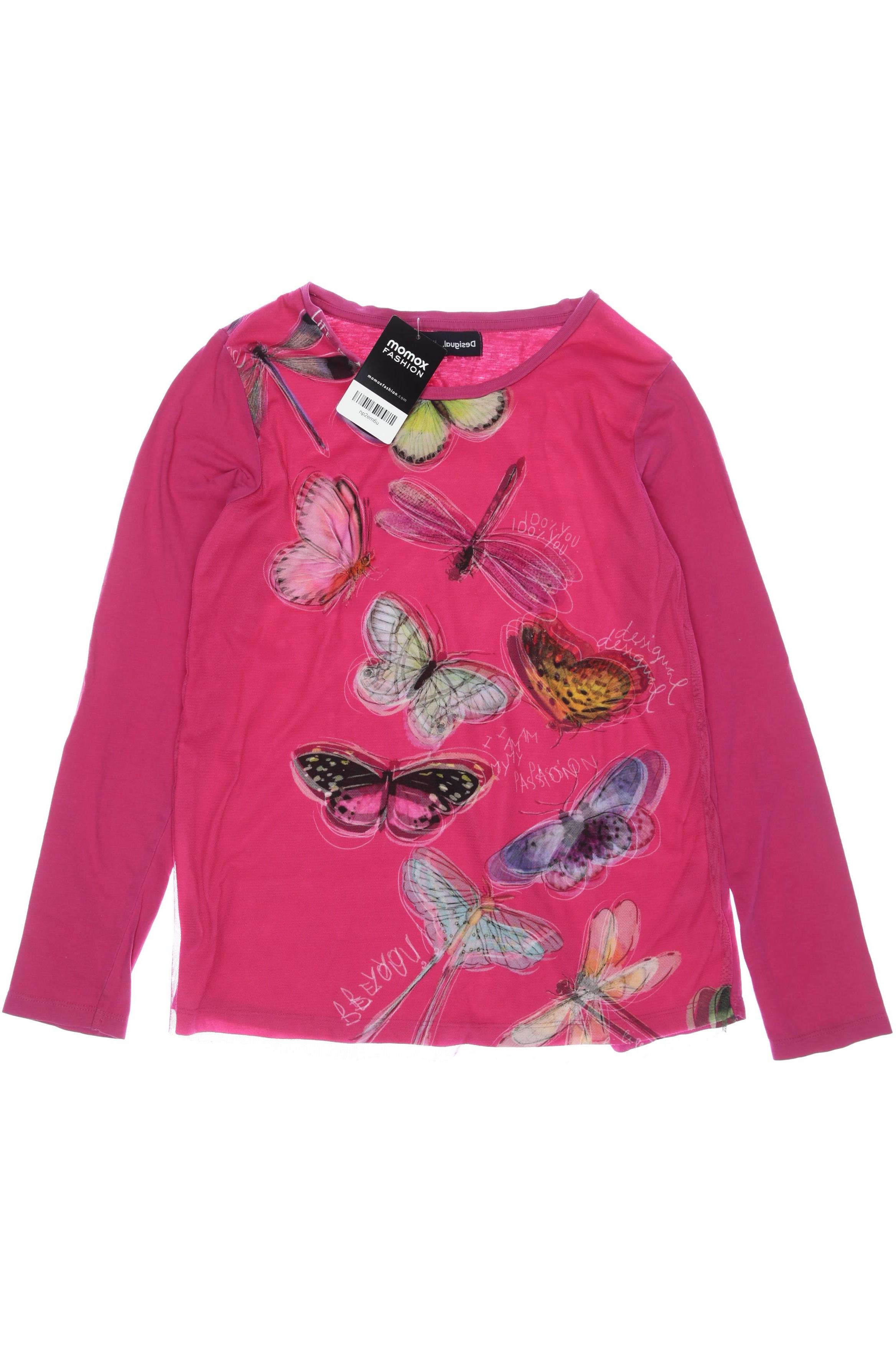 

Desigual Damen Langarmshirt, pink, Gr. 158/164