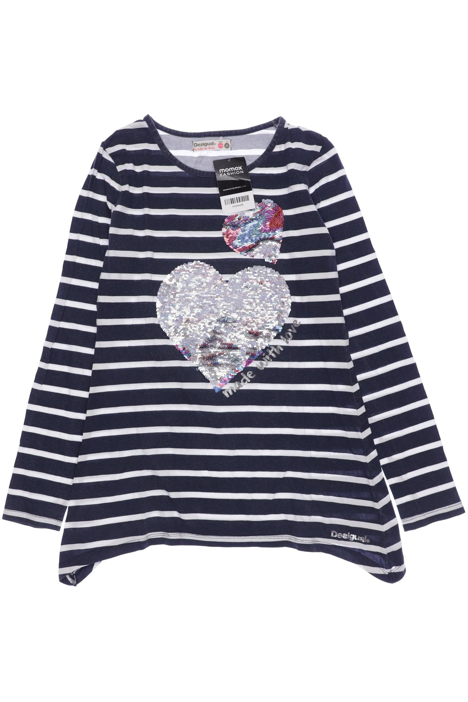 

Desigual Damen Langarmshirt, marineblau, Gr. 158/164