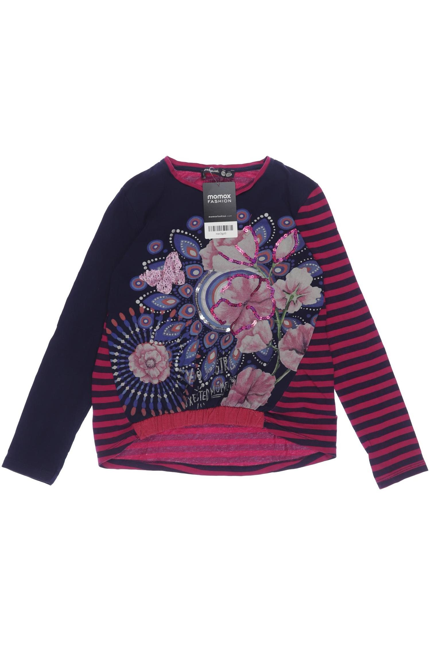 

Desigual Mädchen Langarmshirt, marineblau